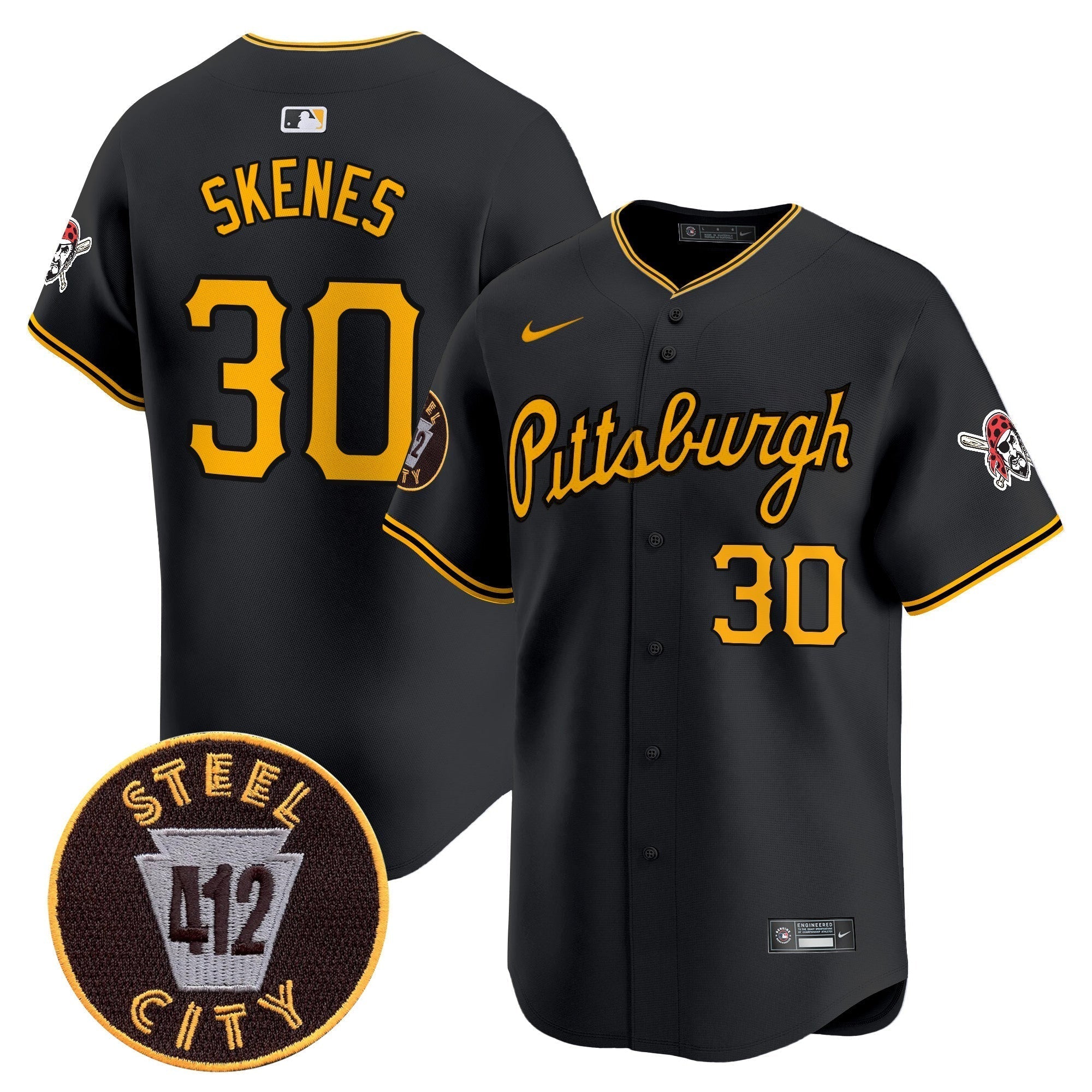 PIT 412 Patch Vapor Premier Limited Jersey V4 - All Stitched
