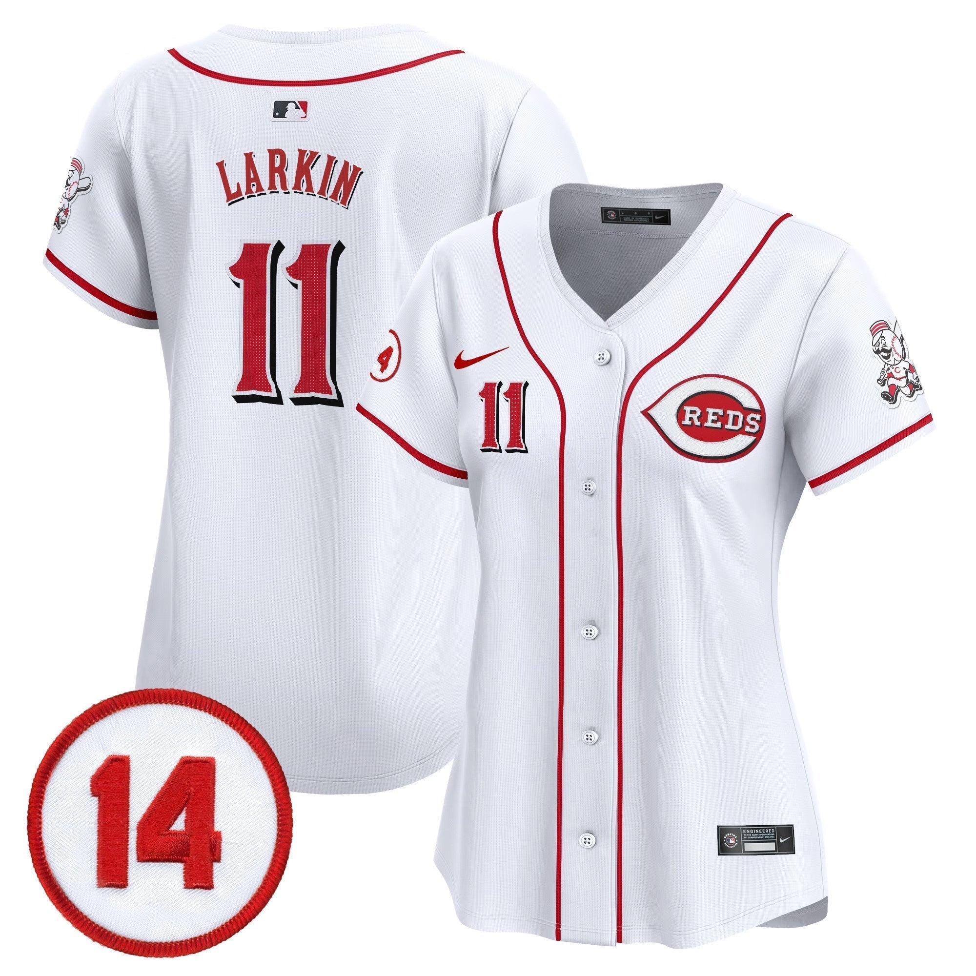 WoCincinnati Reds Pete Rose Patch Vapor Premier Limited Men Jersey - All Stitched