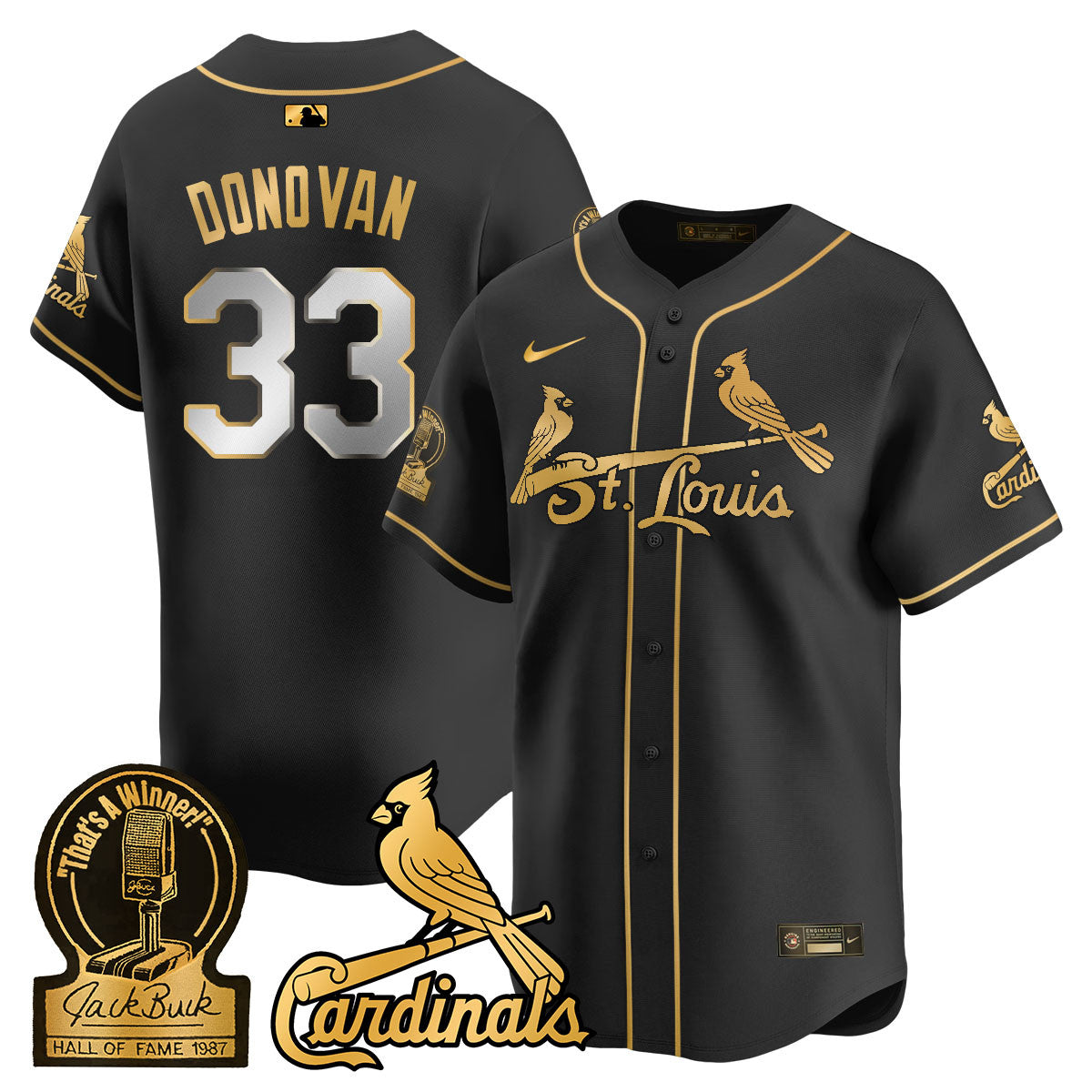 STL Jack Buck Limited Jersey - All Stitched