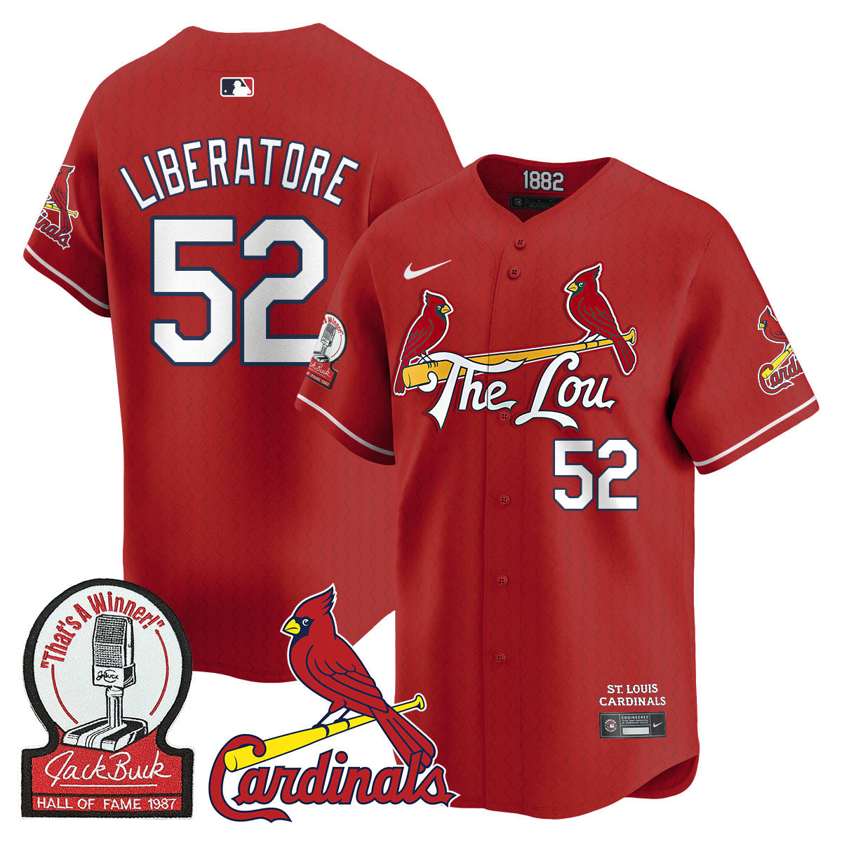 STL Jack Buck Limited Jersey - All Stitched