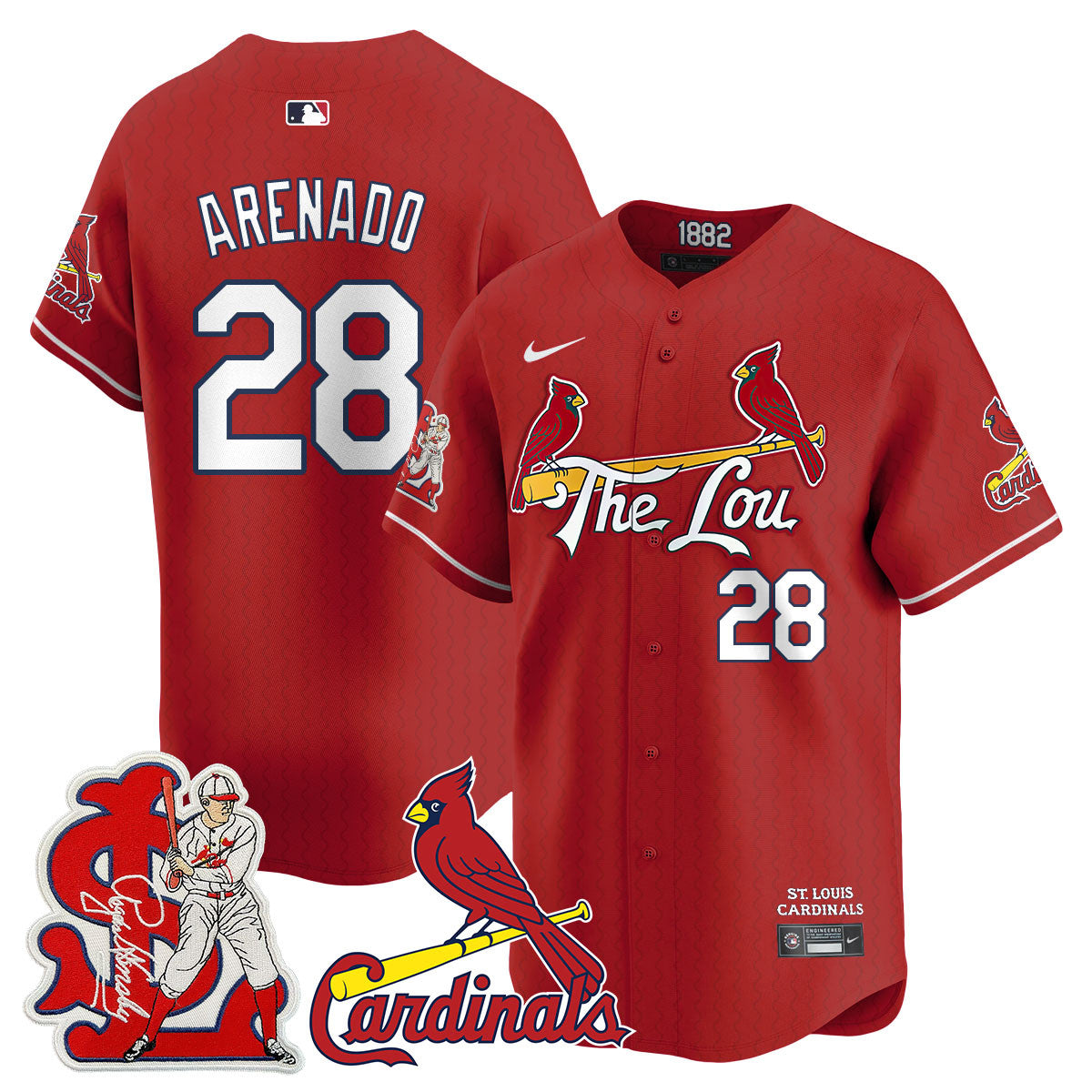 STL Rogers Hornsby Jersey - All Stitched