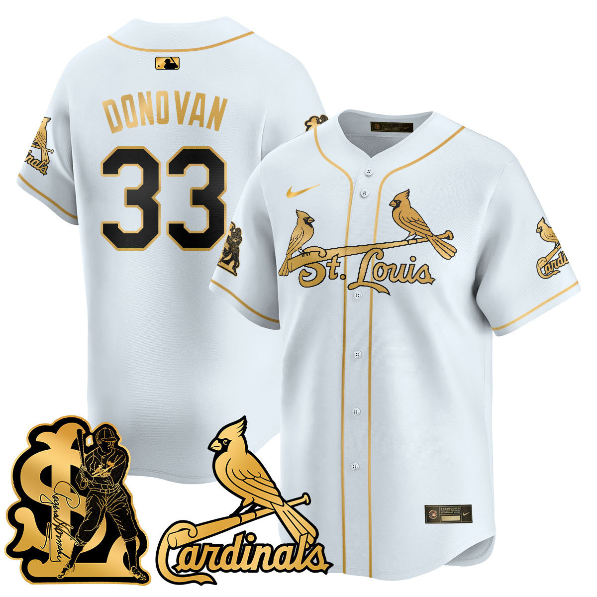 STL Rogers Hornsby Jersey - All Stitched