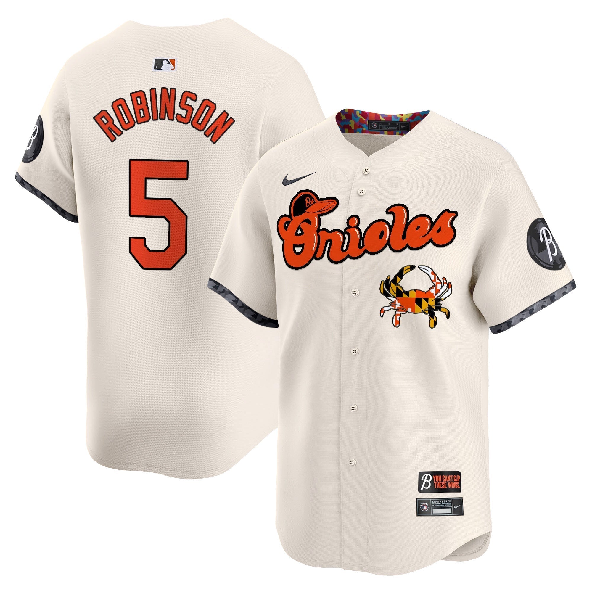 BAL Maryland Blue Crab Vapor Premier Limited Jersey - All Stitched