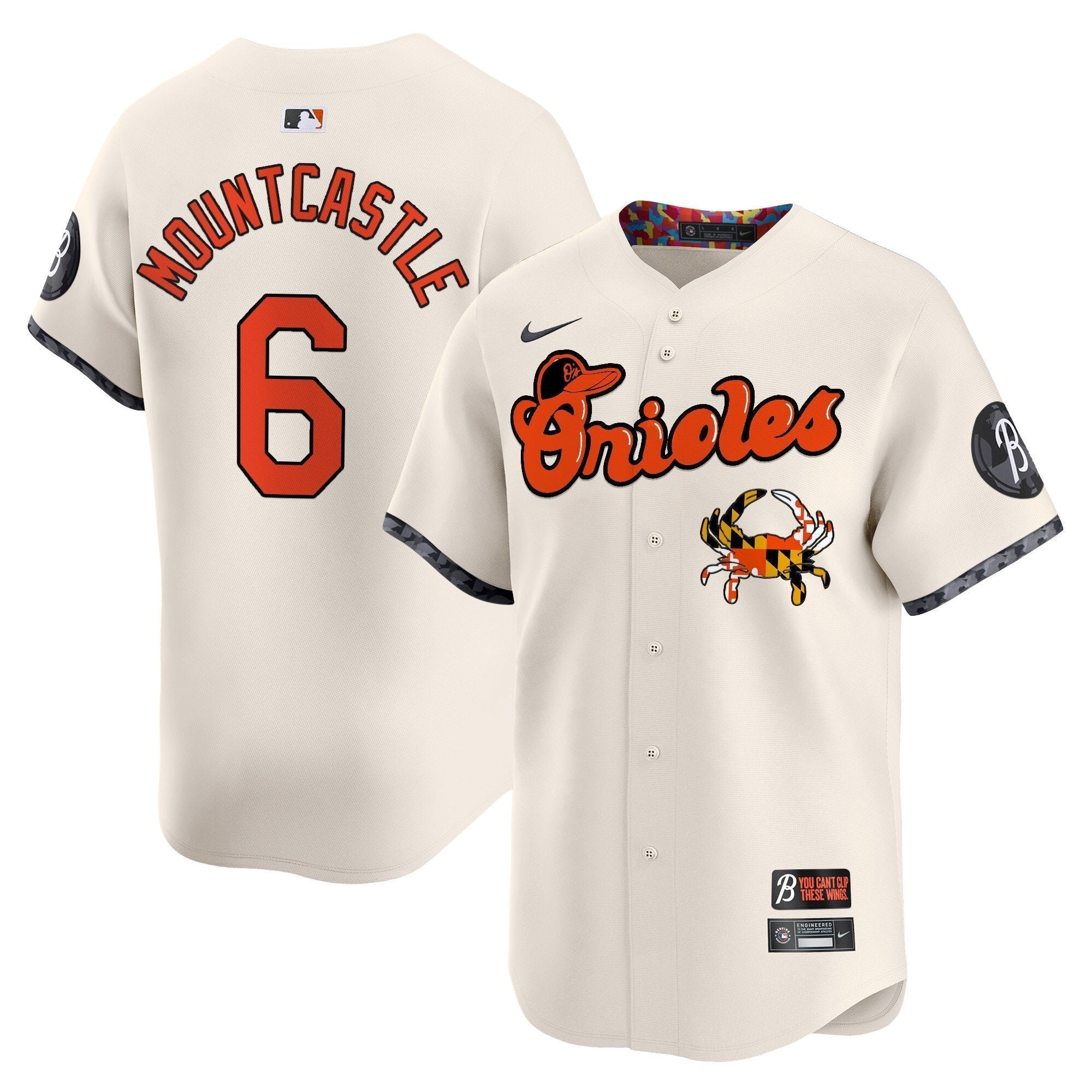BAL Maryland Blue Crab Vapor Premier Limited Jersey - All Stitched