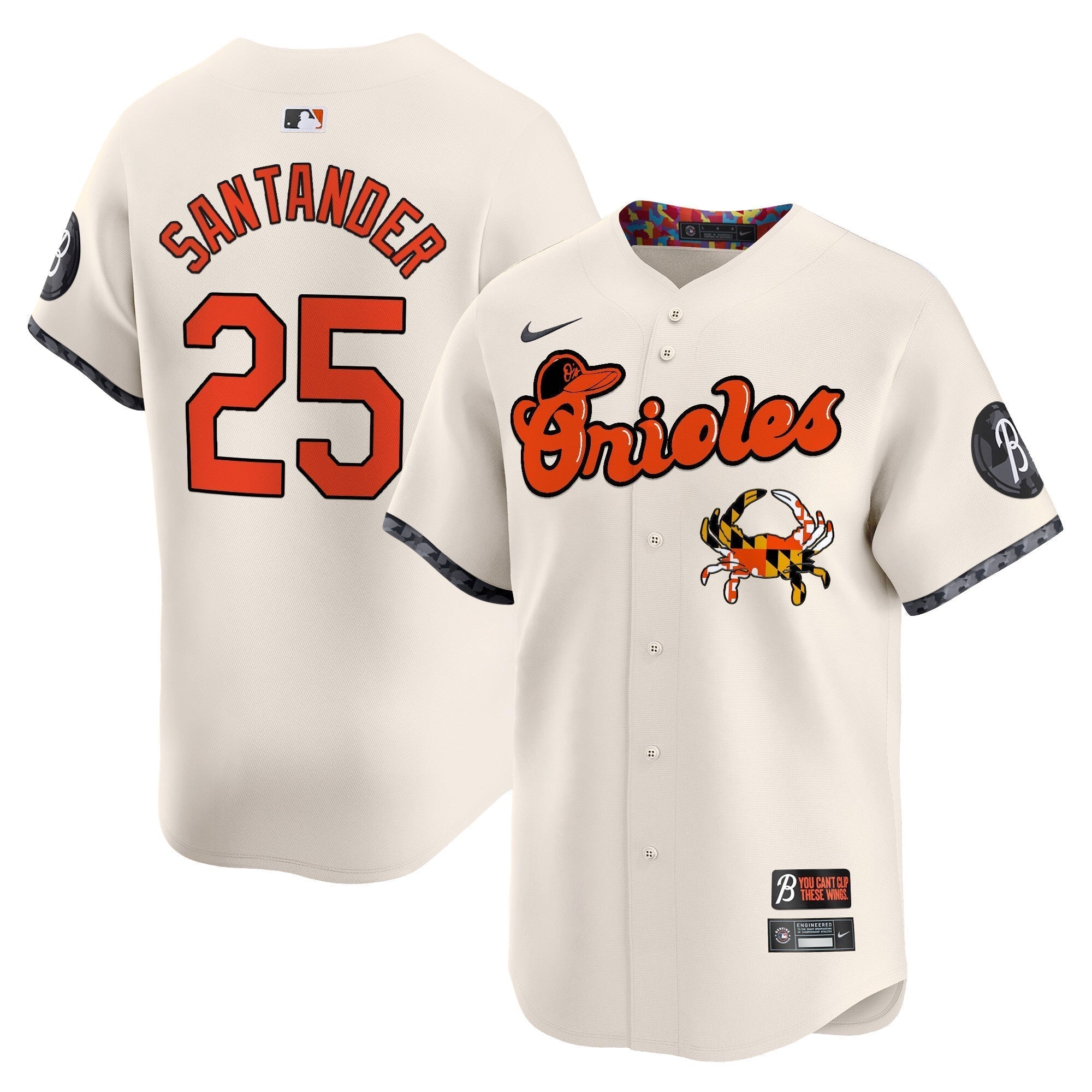 BAL Maryland Blue Crab Vapor Premier Limited Jersey - All Stitched