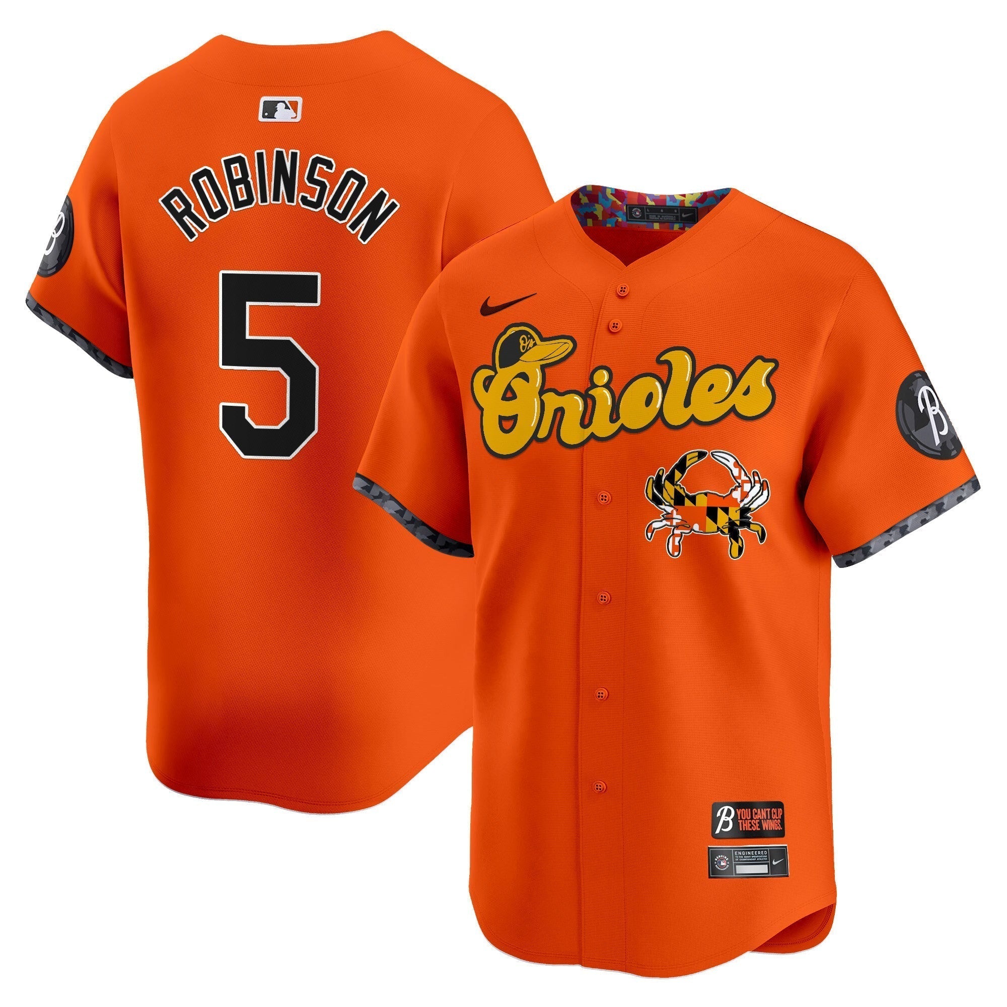 BAL Maryland Blue Crab Vapor Premier Limited Jersey - All Stitched