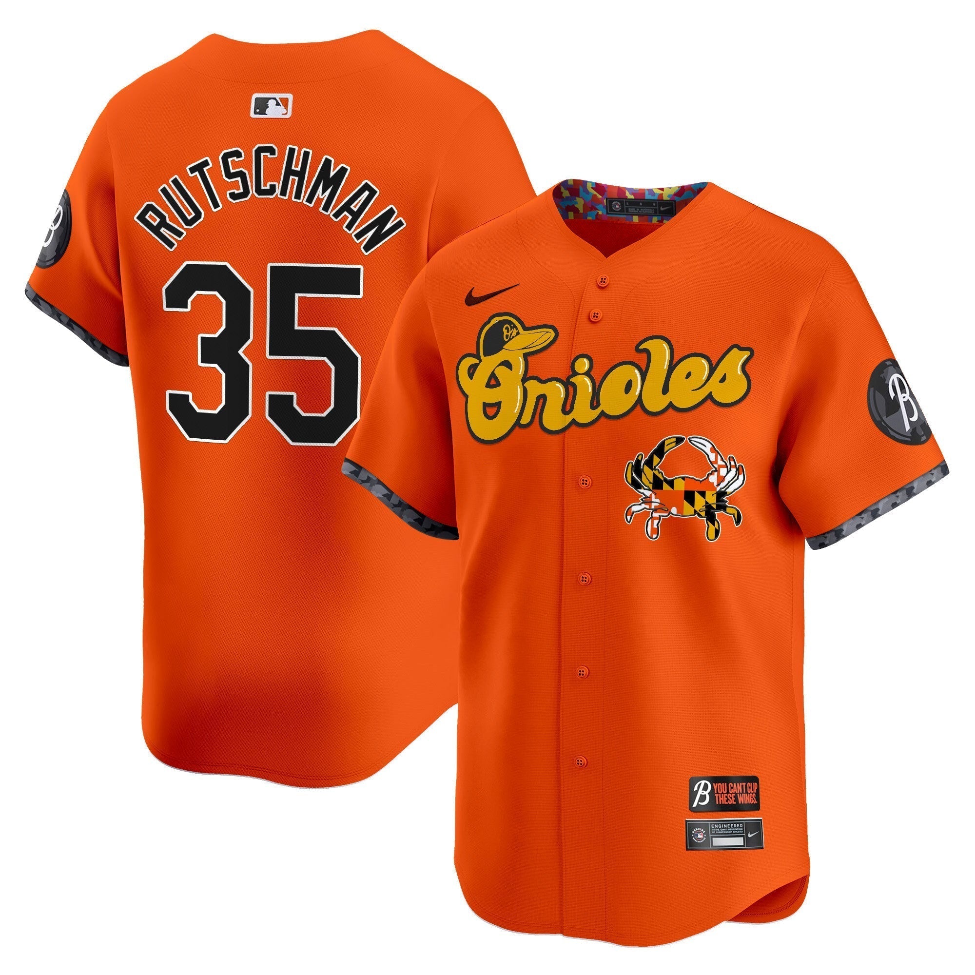 BAL Maryland Blue Crab Vapor Premier Limited Jersey - All Stitched