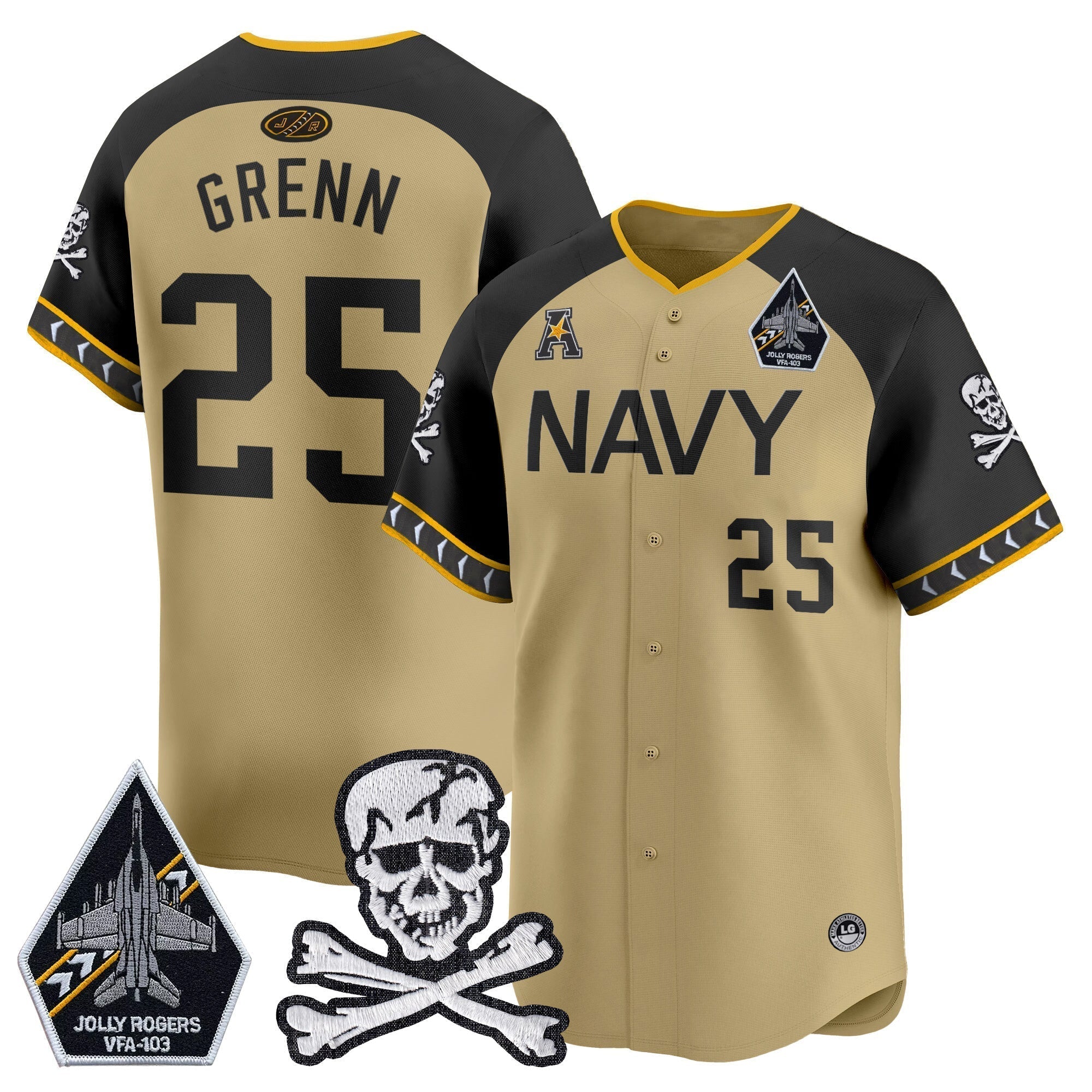 Navy MID 2025 Vapor Premier Limited Jersey - All Stitched