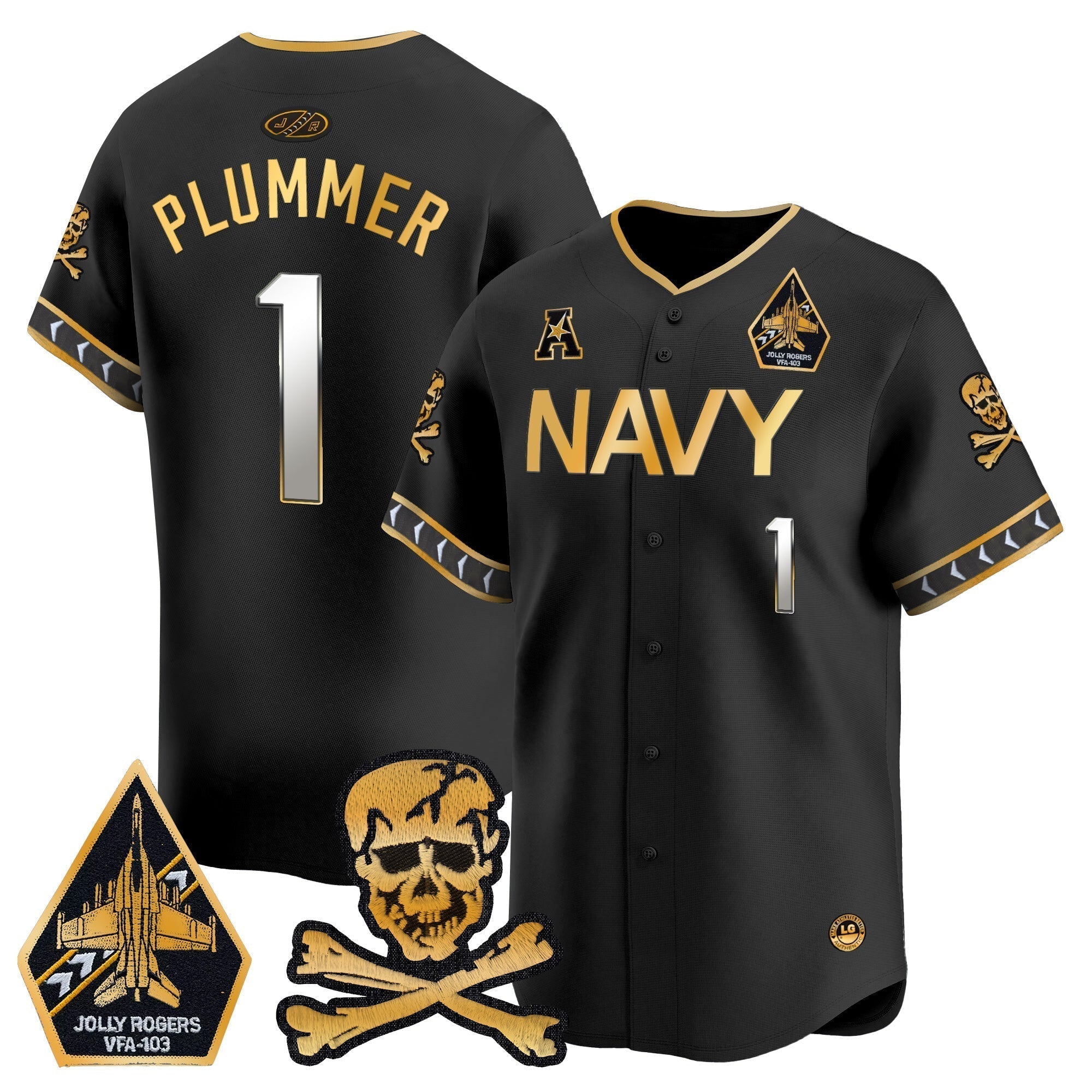 Navy MID 2025 Vapor Premier Limited Jersey - All Stitched