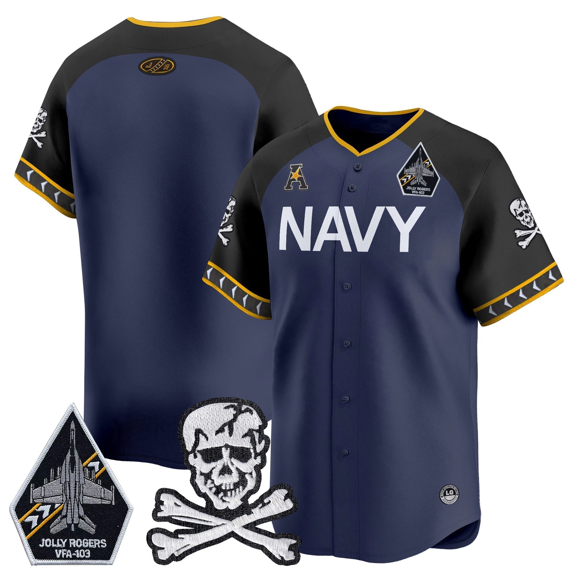 Navy MID 2025 Vapor Premier Limited Jersey - All Stitched