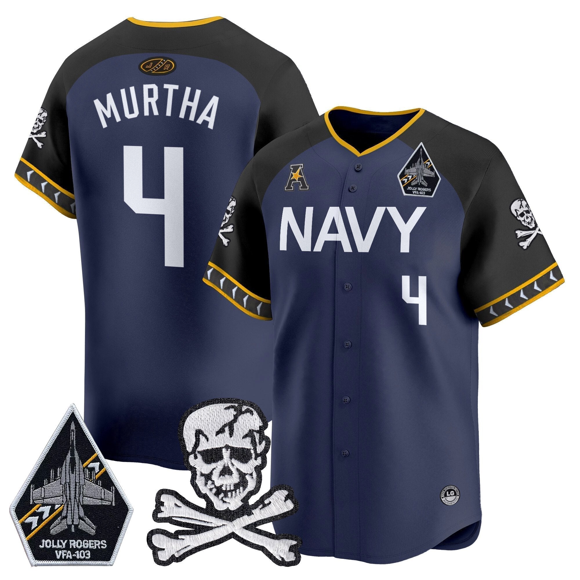 Navy MID 2025 Vapor Premier Limited Jersey - All Stitched