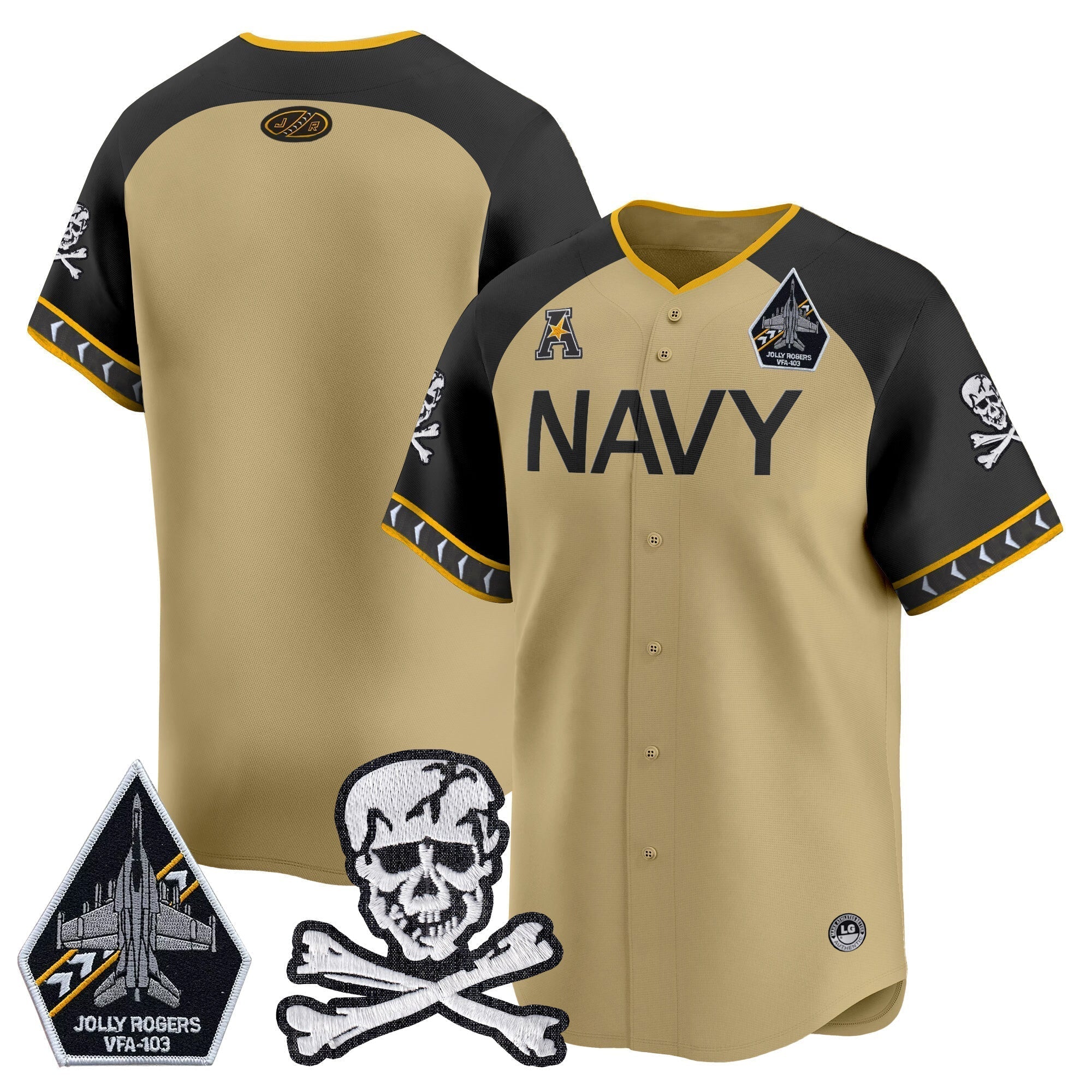 Navy MID 2025 Vapor Premier Limited Jersey - All Stitched