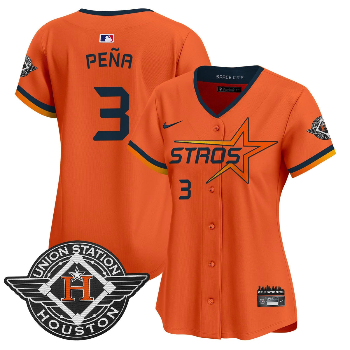 Women's HOU 2025 City Connect Vapor Premier Limited Jersey - All Stitched