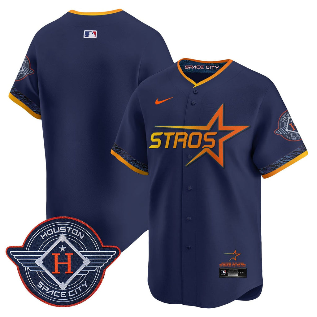 Women's Houston Astros 2025 City Connect Vapor Limited Jersey - All Stitched