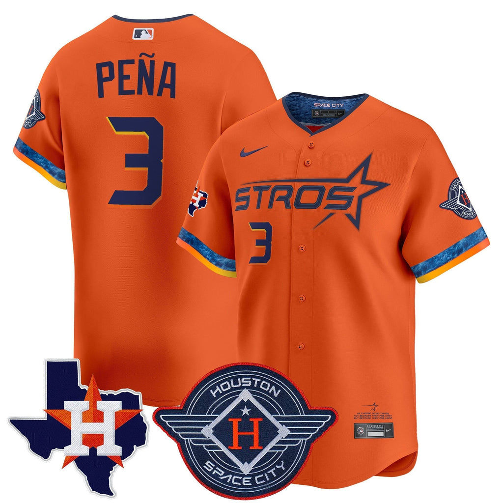 HOU 2025 City Connect Texas Patch Vapor Premier Limited Jersey - All Stitched