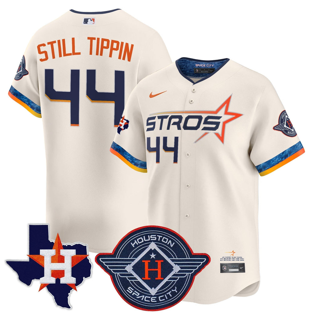 HOU 2025 City Connect Texas Patch Vapor Premier Limited Jersey - All Stitched