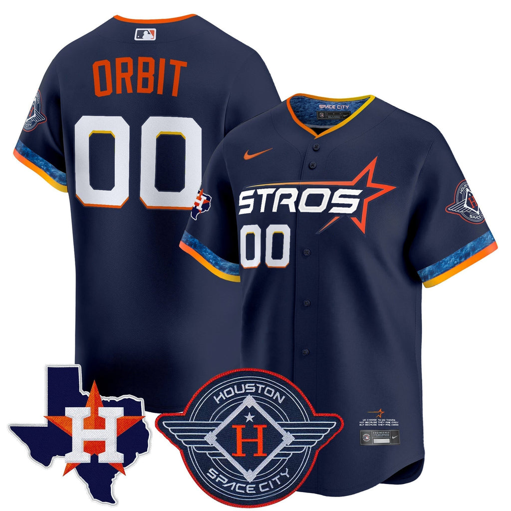 HOU 2025 City Connect Texas Patch Vapor Premier Limited Jersey - All Stitched
