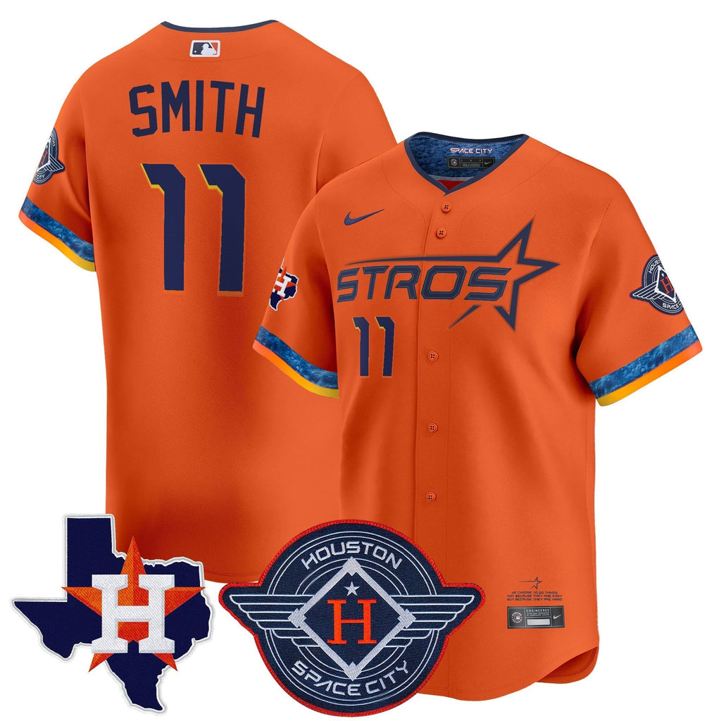 HOU 2025 City Connect Texas Patch Vapor Premier Limited Jersey - All Stitched