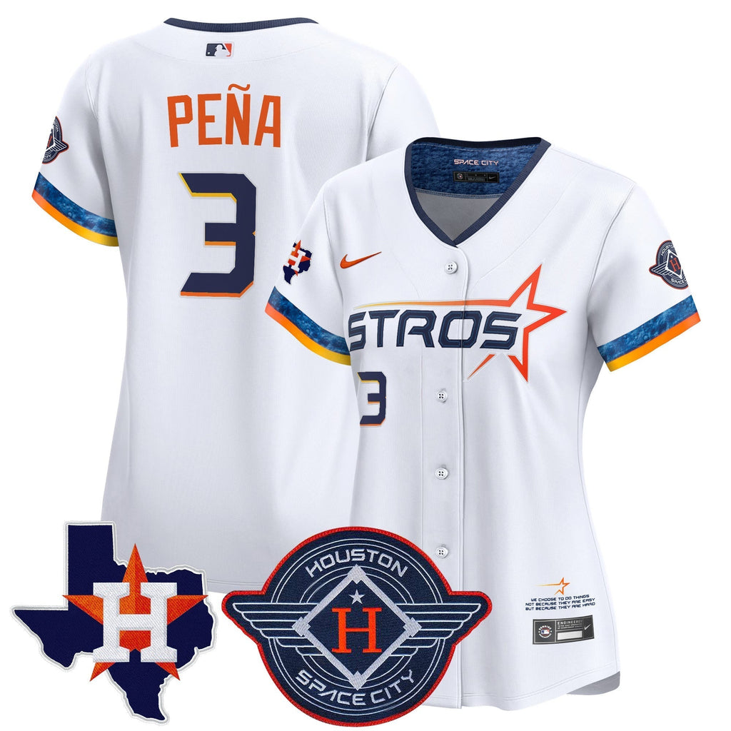 Women's HOU 2025 City Connect Texas Patch Vapor Premier Limited Jersey - All Stitched