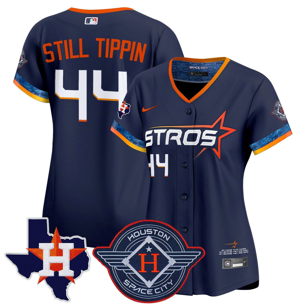 Women's HOU 2025 City Connect Texas Patch Vapor Premier Limited Jersey - All Stitched
