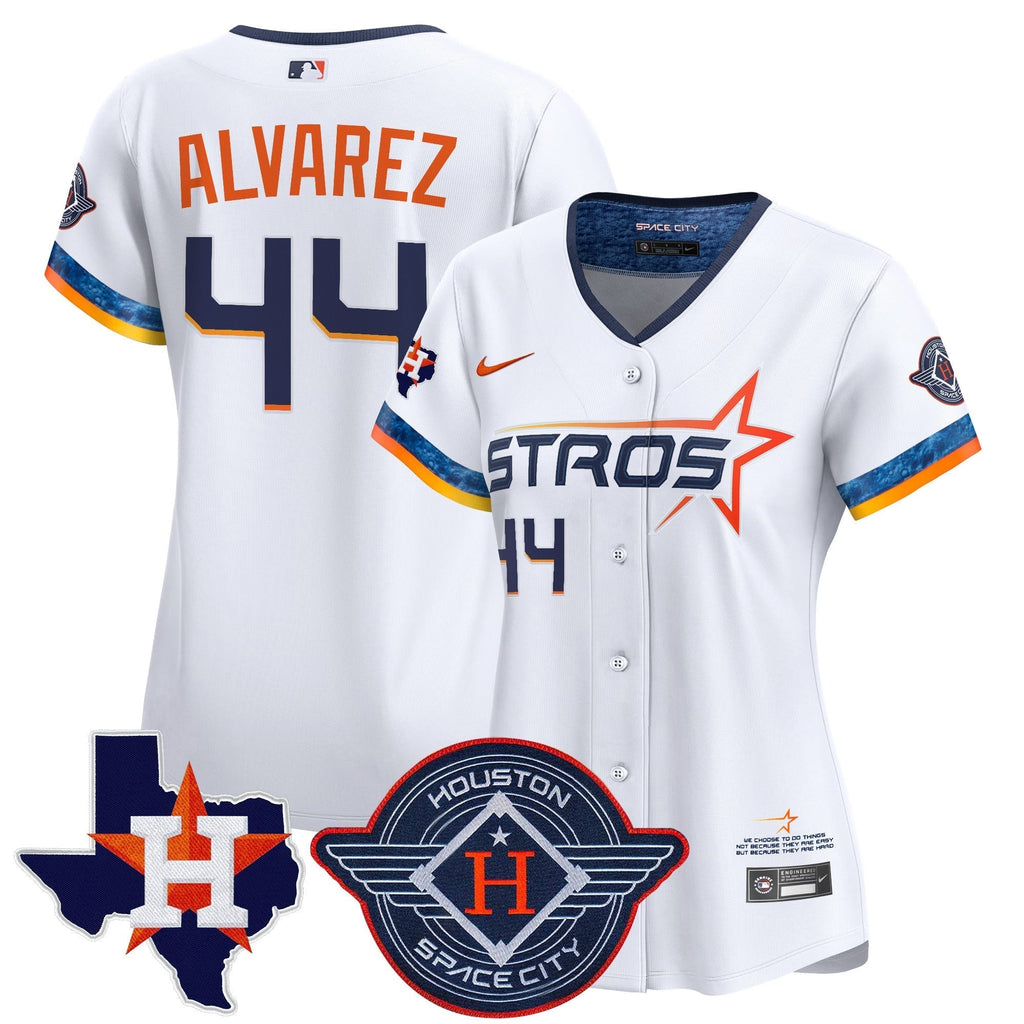 Women's HOU 2025 City Connect Texas Patch Vapor Premier Limited Jersey - All Stitched