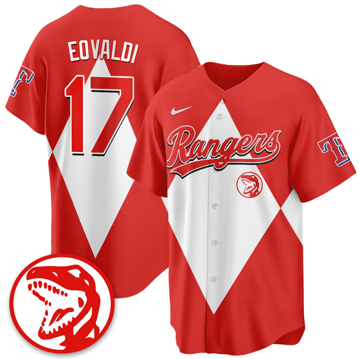 TEX Power Rangers Limited Jersey - All Stitched