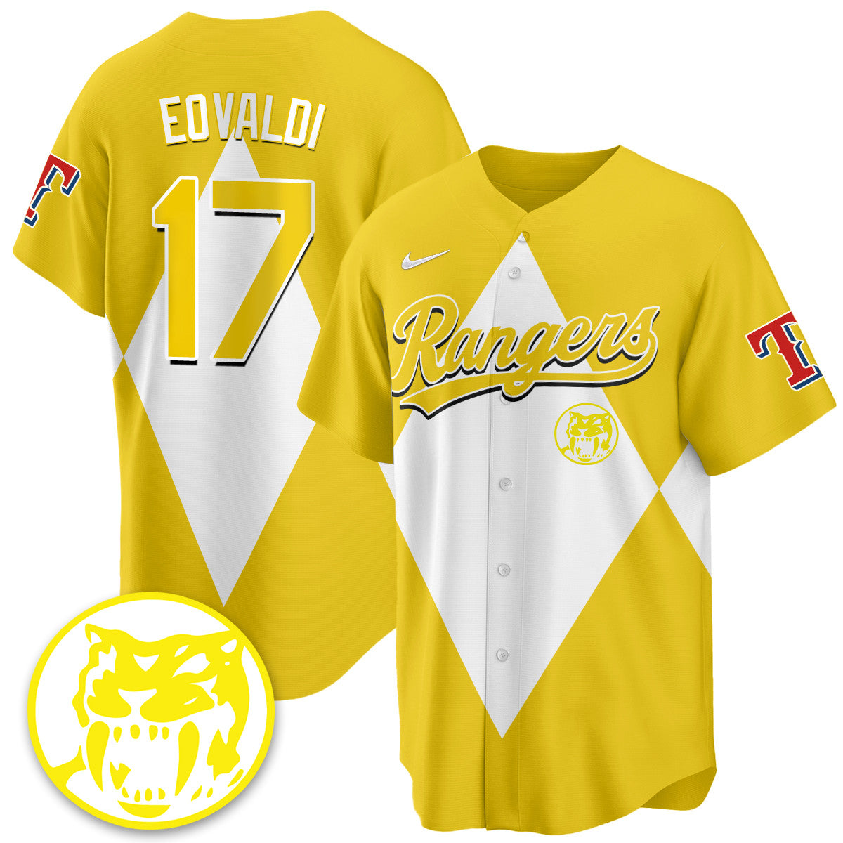 TEX Power Rangers Limited Jersey - All Stitched