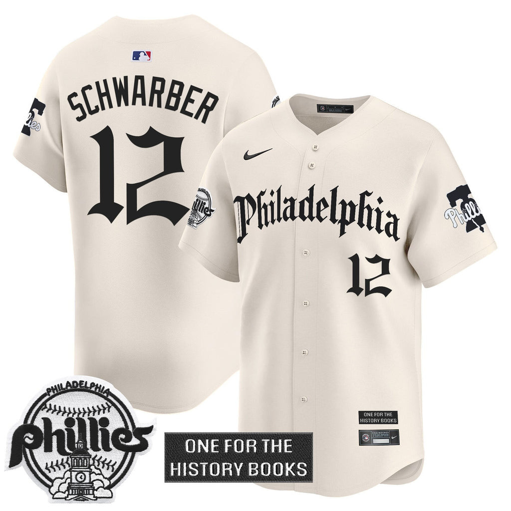 Phillies 'Retro Newspaper Edition' Vapor Premier Limited Jersey - All Stitched