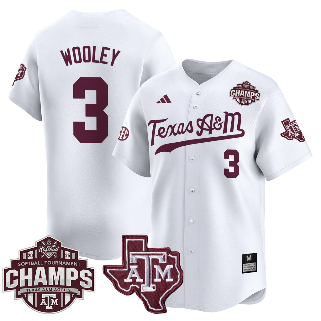 Size - T.A&M.A 2025 SEC Softball Conference Tournament Champions Patch Vapor Premier Limited Jersey - All Stitched