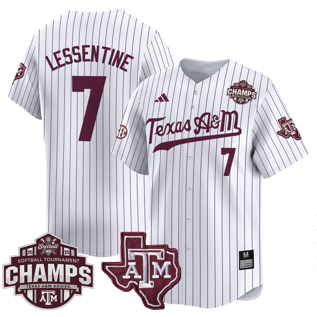 Size - T.A&M.A 2025 SEC Softball Conference Tournament Champions Patch Vapor Premier Limited Men Jersey - All Stitched