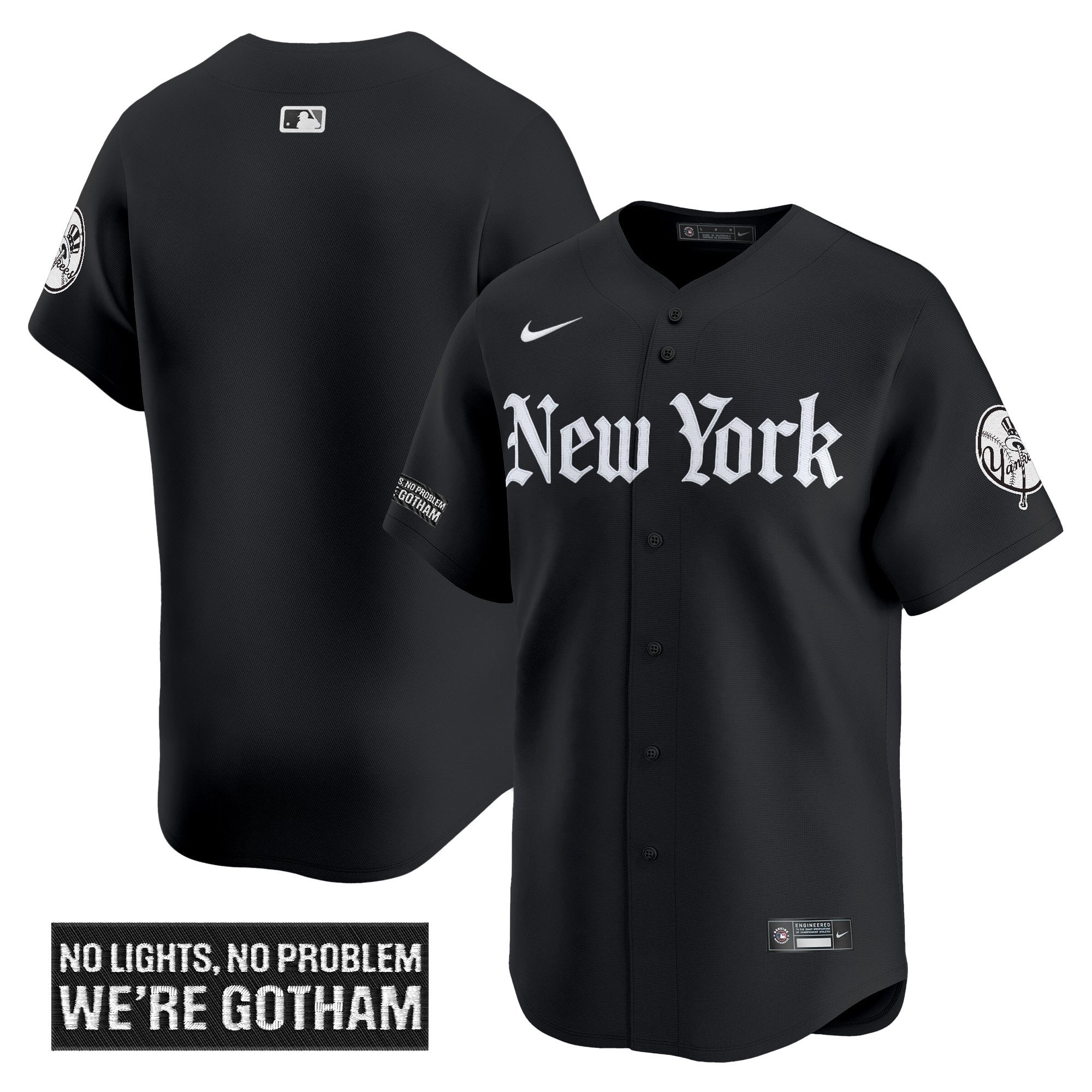 NYY 'Gothic Legacy Edition' Vapor Premier Limited Men Jersey - All Stitched