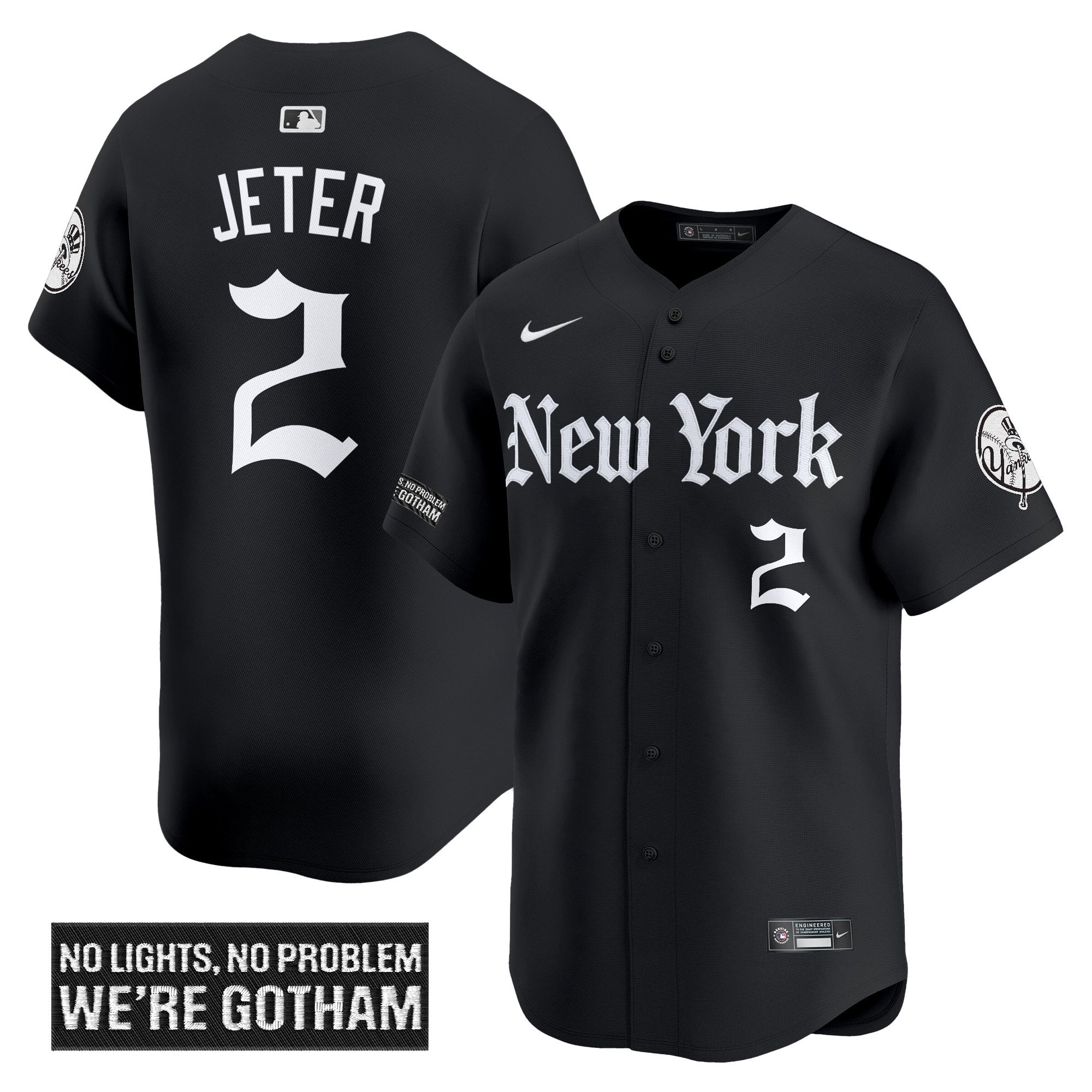 NYY 'Gothic Legacy Edition' Vapor Premier Limited Men Jersey - All Stitched