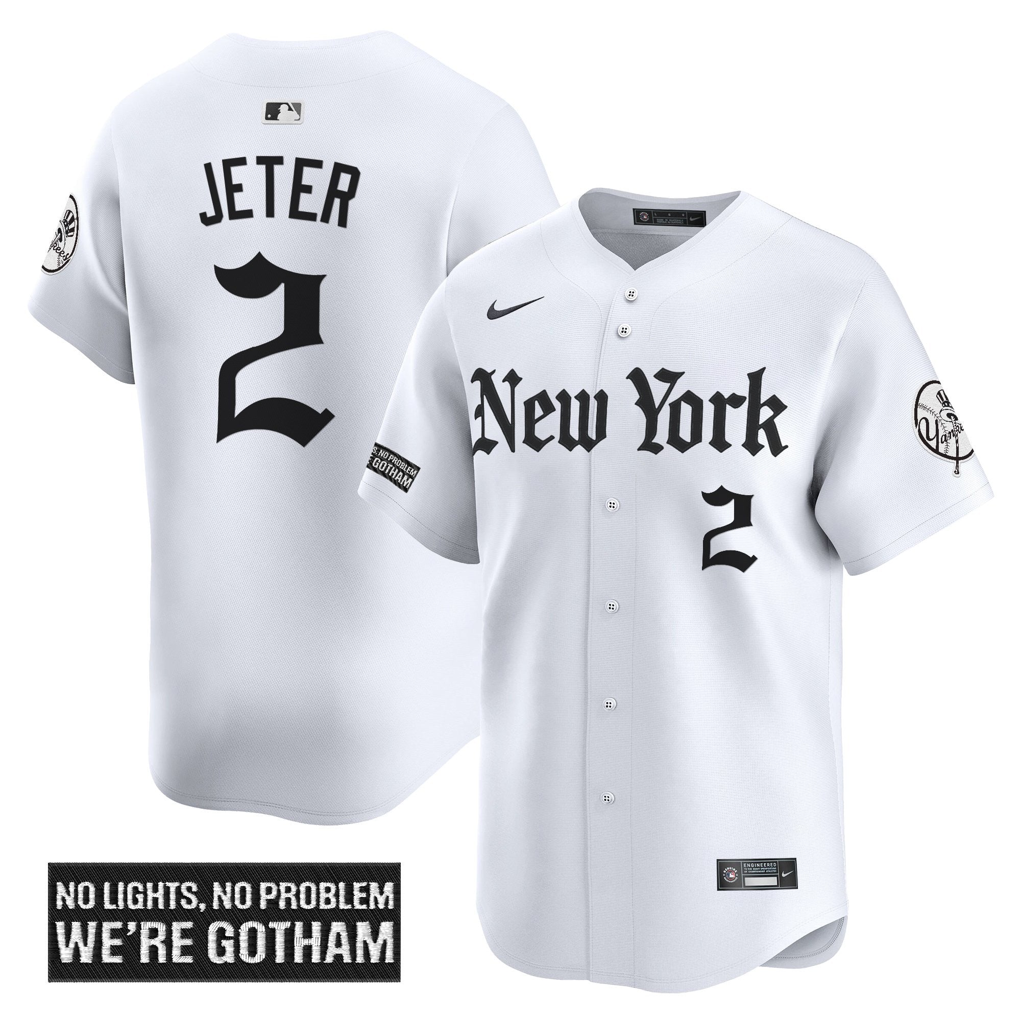 NYY 'Gothic Legacy Edition' Vapor Premier Limited Jersey - All Stitched