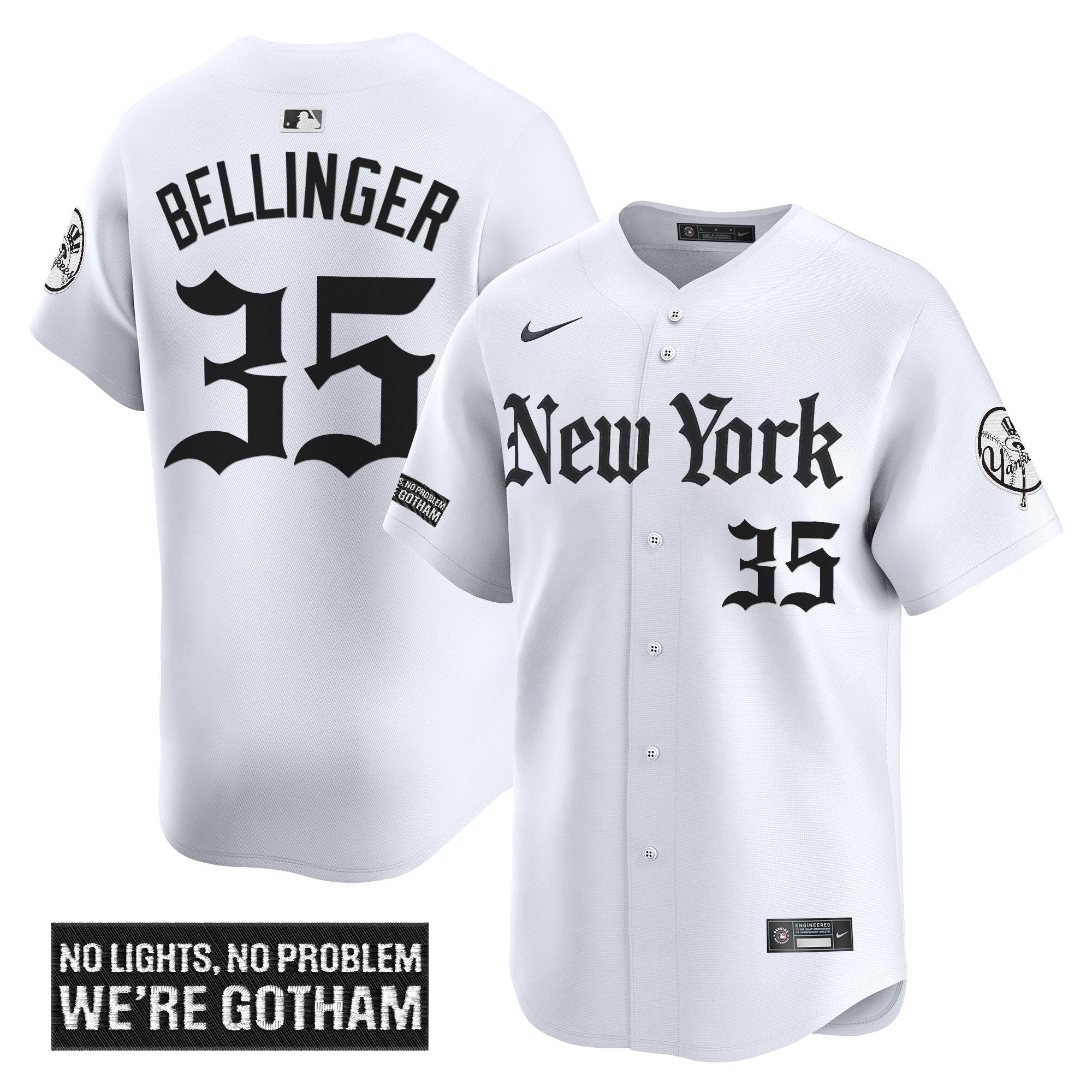 NYY 'Gothic Legacy Edition' Vapor Premier Limited Jersey - All Stitched
