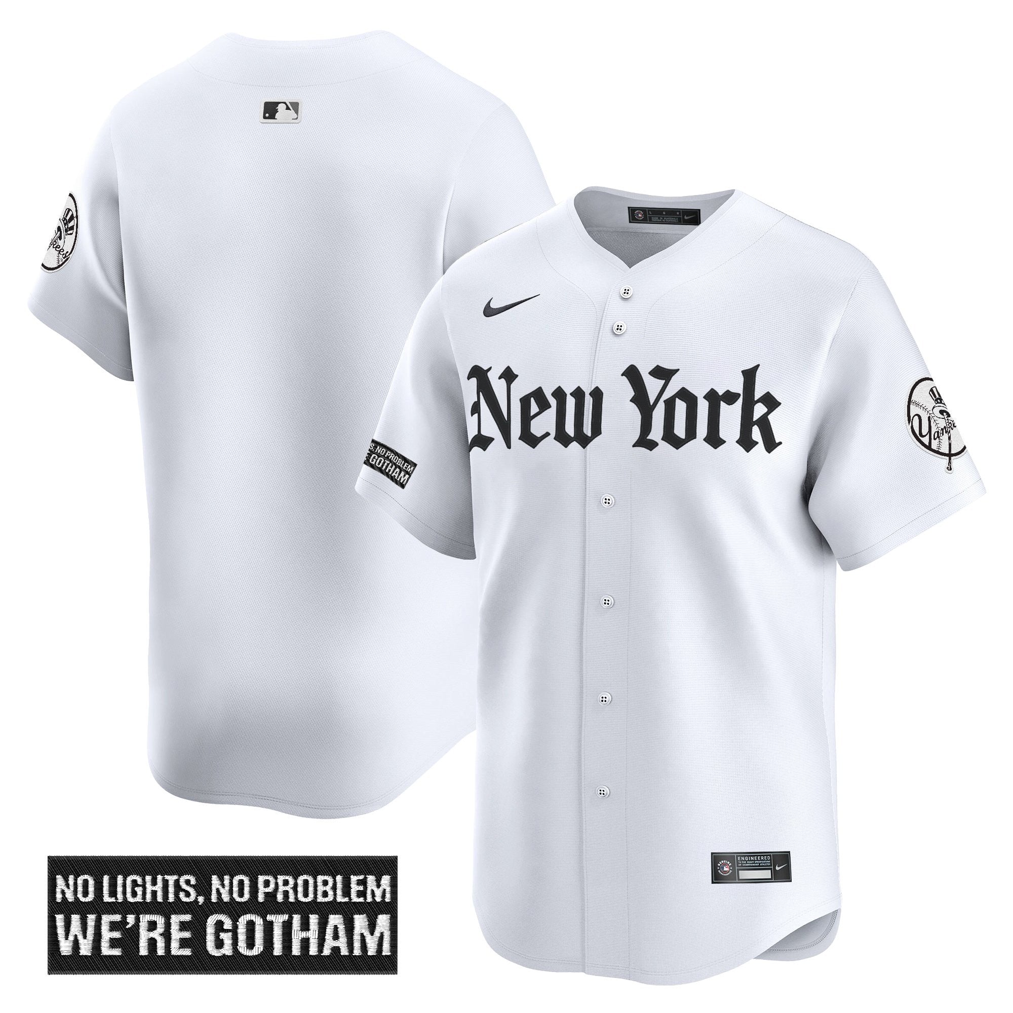 NYY 'Gothic Legacy Edition' Vapor Premier Limited Jersey - All Stitched