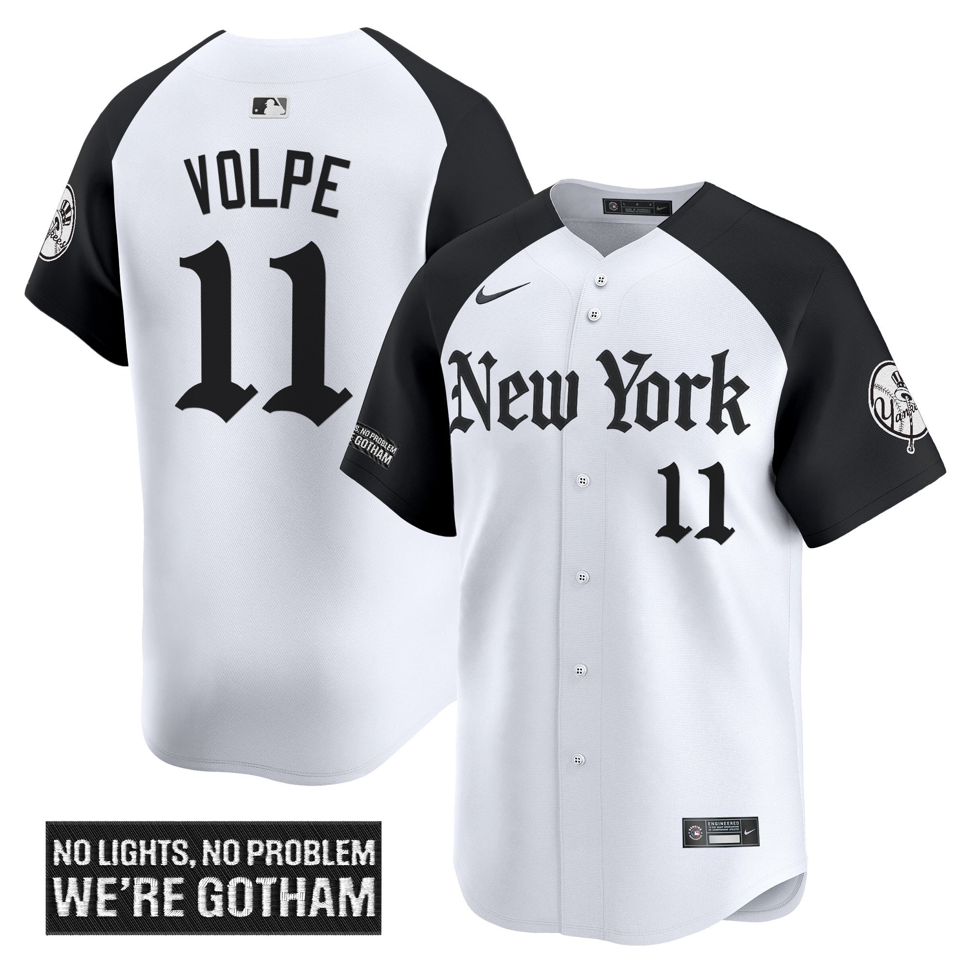 NYY 'Gothic Legacy Edition' Vapor Premier Limited Jersey - All Stitched