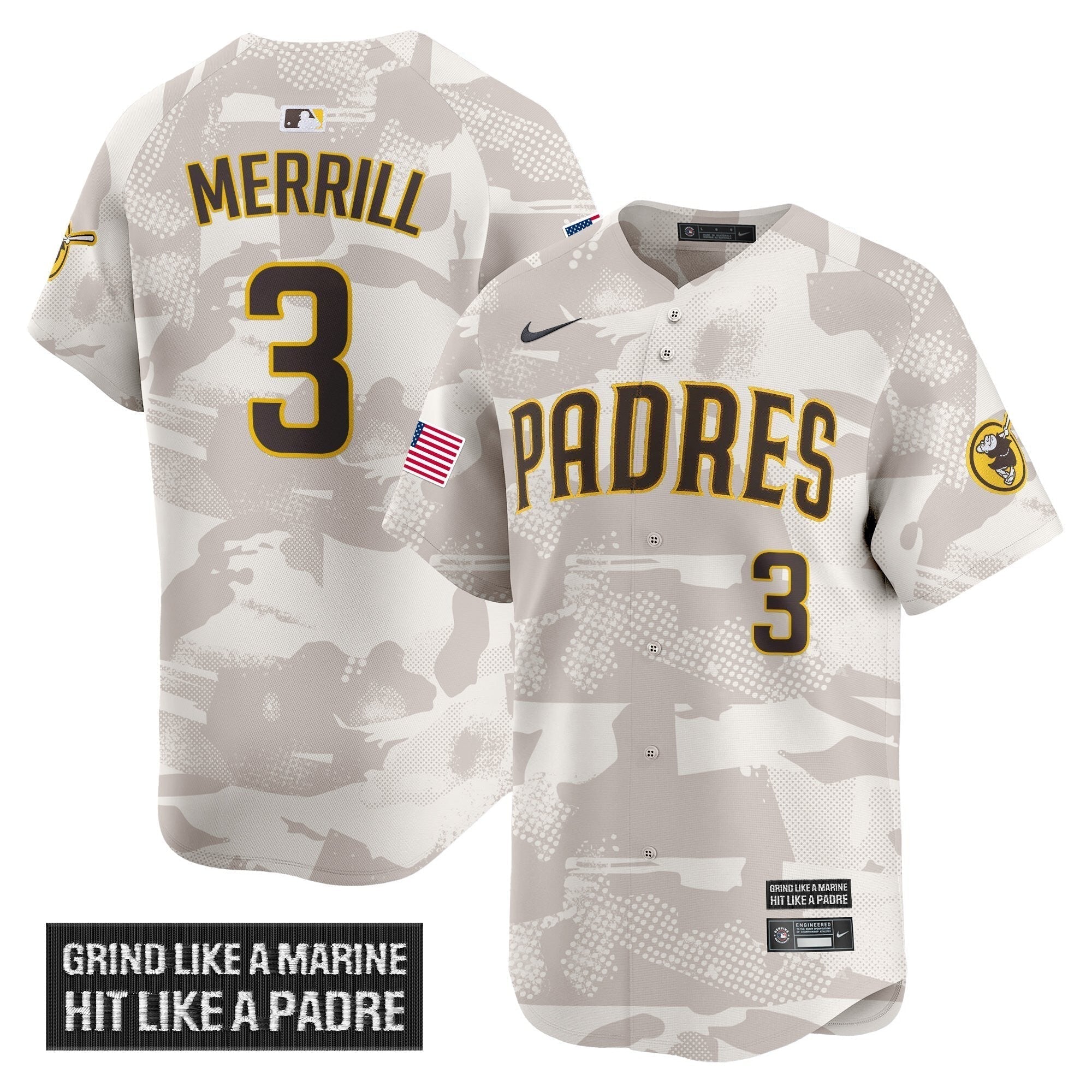 SD 2025 Armed Forces Day Vapor Premier Limited Jersey - All Stitched