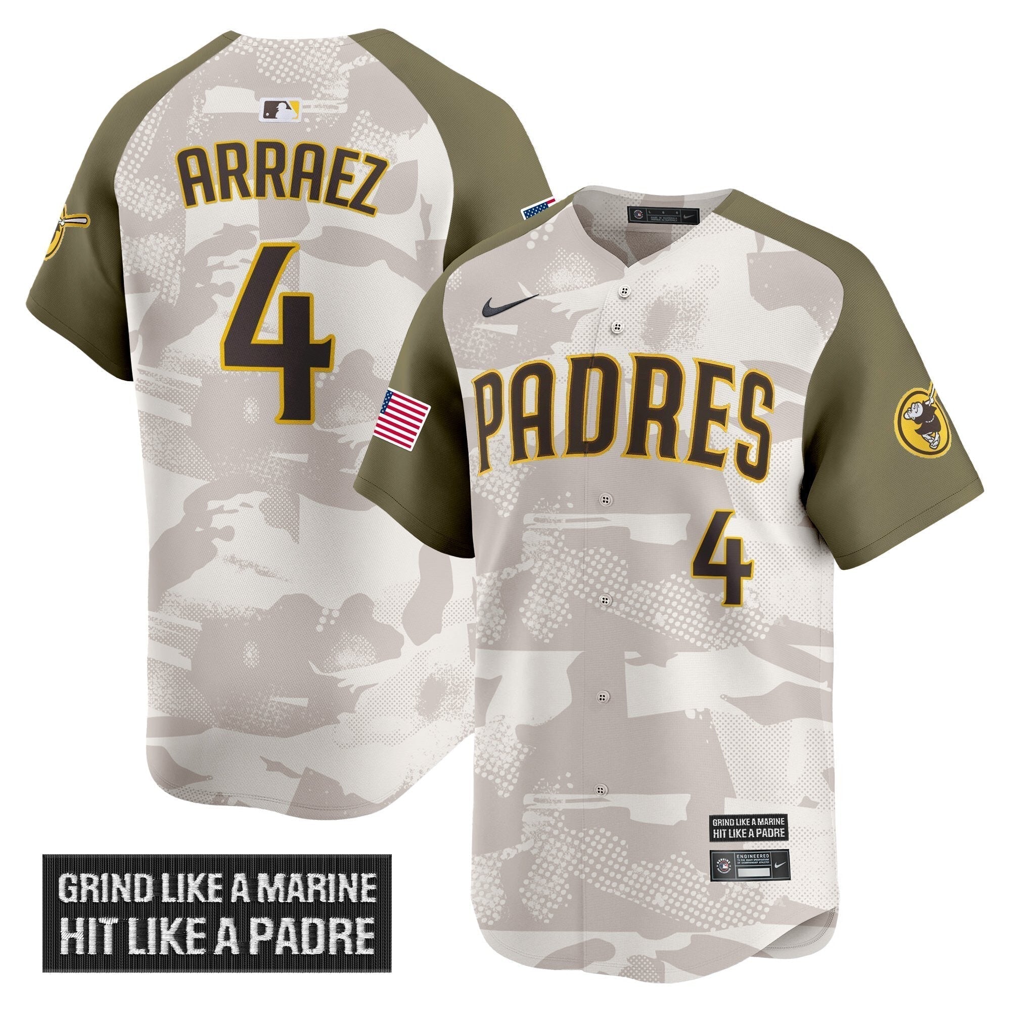 SD 2025 Armed Forces Day Vapor Premier Limited Jersey - All Stitched