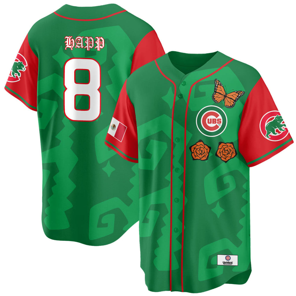 Men's Chicago Cubs "Xicago" Mexican Heritage Jersey - All Stitched