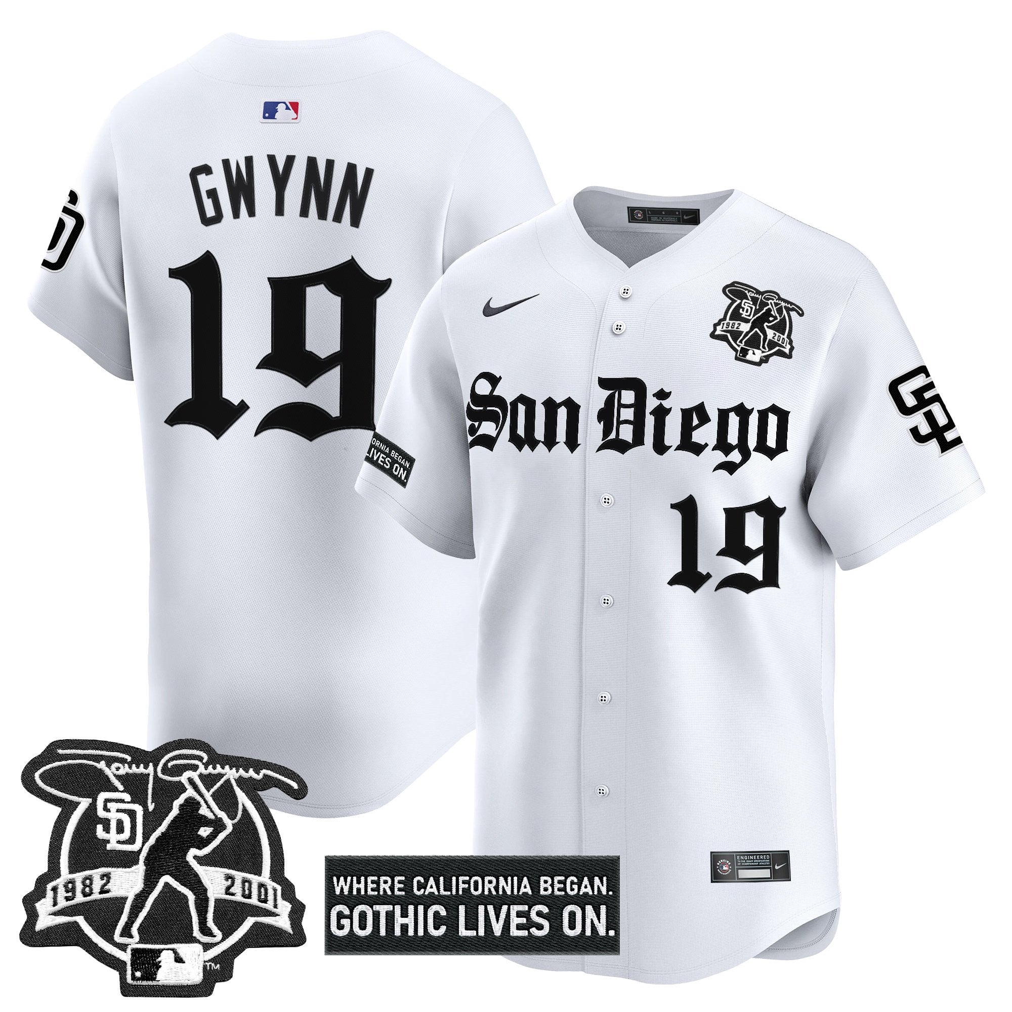 SD 'Gothic Edition' Vapor Premier Limited Jersey - All Stitched