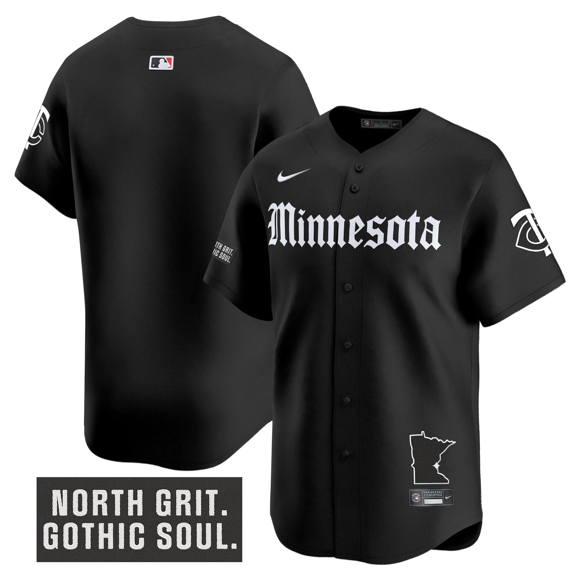 MIN 'Gothic North Edition' Vapor Premier Limited Men Jersey - All Stitched