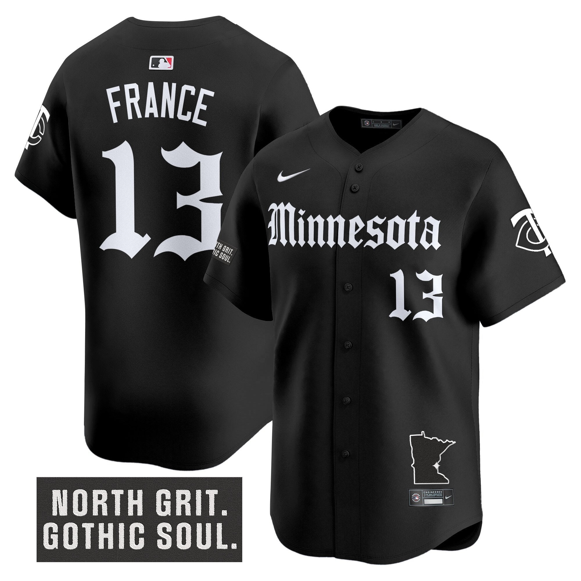 MIN 'Gothic North Edition' Vapor Premier Limited Men Jersey - All Stitched