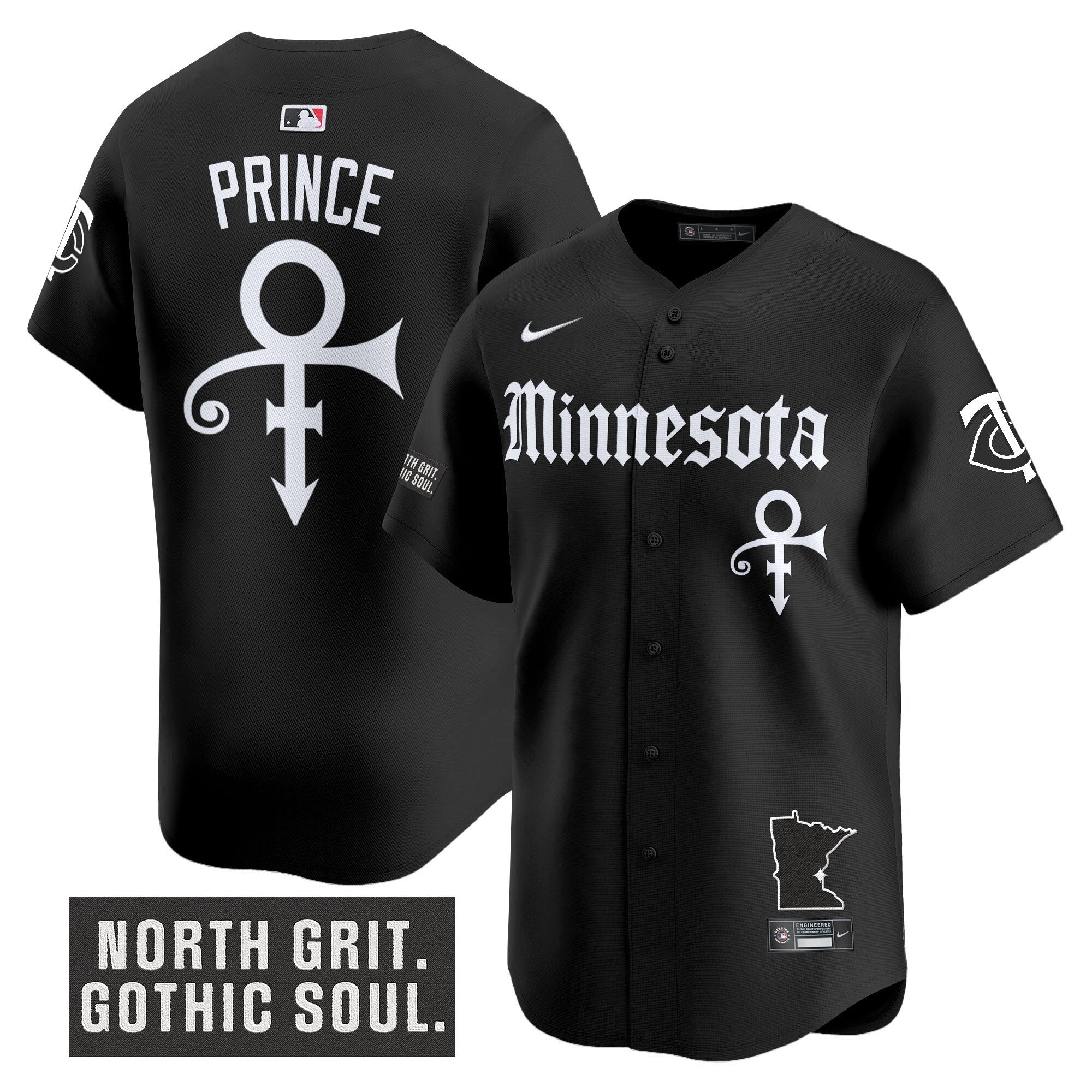 MIN 'Gothic North Edition' Vapor Premier Limited Men Jersey - All Stitched