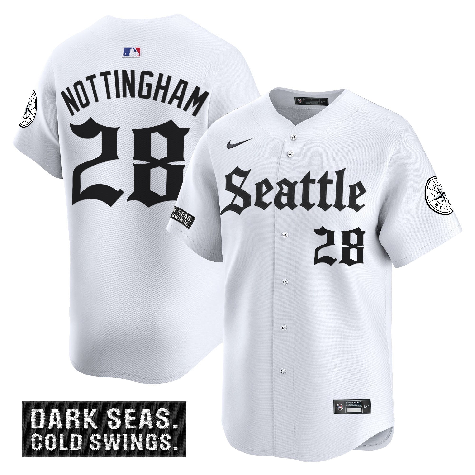 SEA 'Deep Sea Gothic Edition' Vapor Premier Limited Jersey - All Stitched