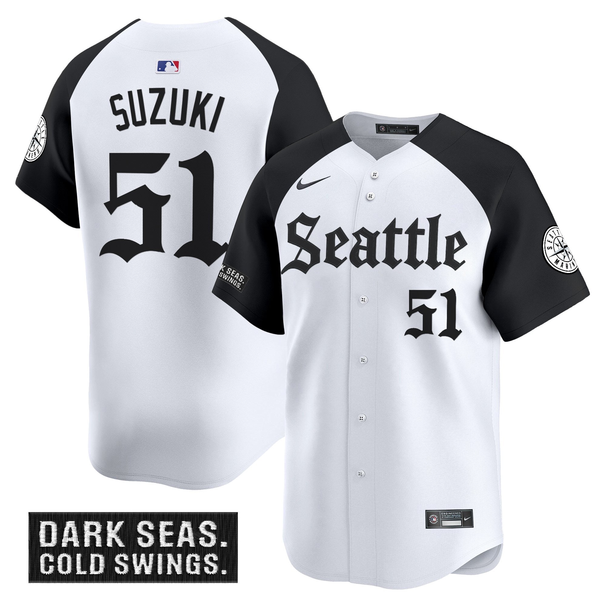 SEA 'Deep Sea Gothic Edition' Vapor Premier Limited Jersey - All Stitched