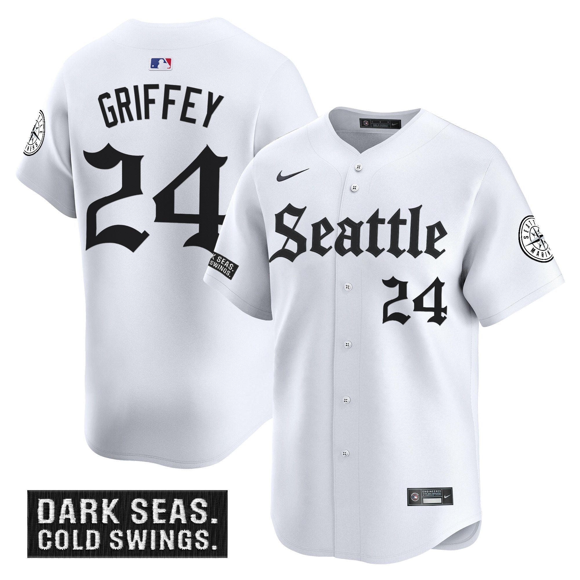 SEA 'Deep Sea Gothic Edition' Vapor Premier Limited Jersey - All Stitched