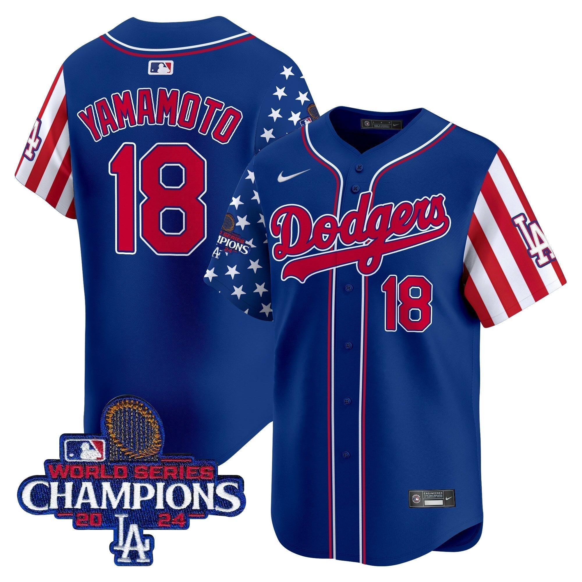 Dodgers 2025 Memorial Day Vapor Premier Limited Jersey - All Stitched