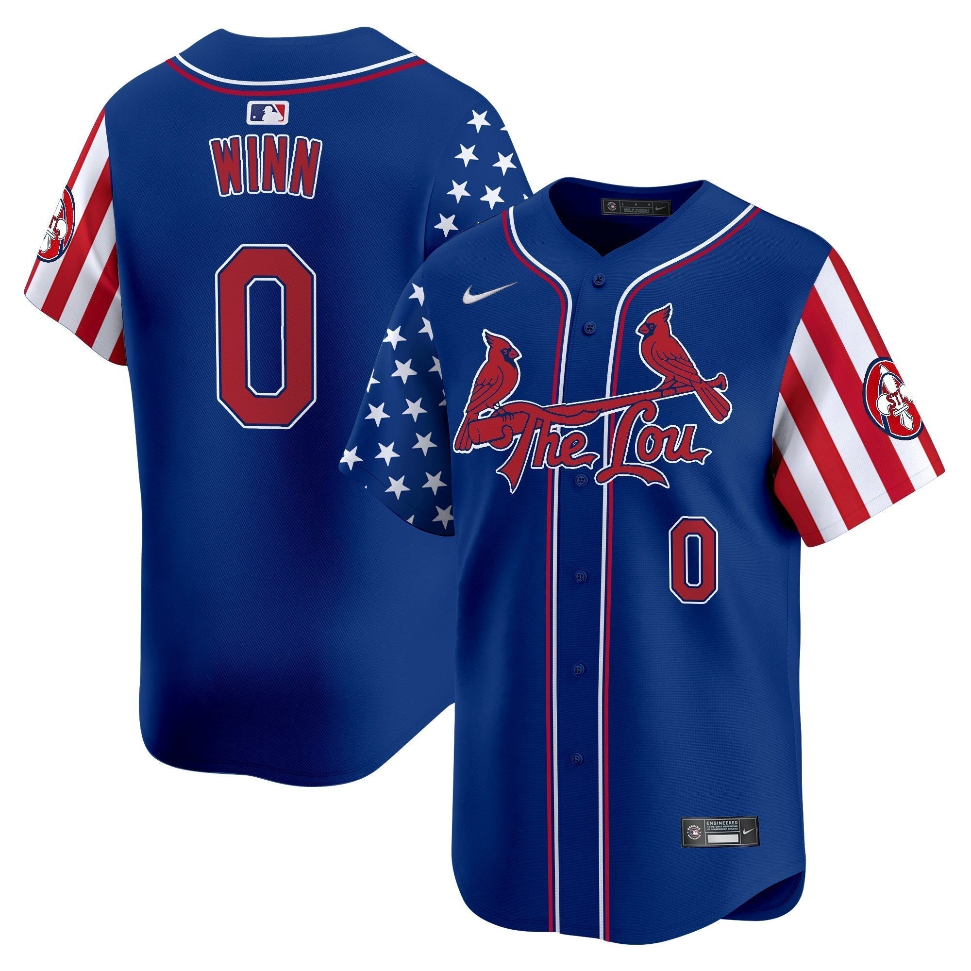 STL 2025 Independence Day Vapor Premier Limited Jersey - All Stitched