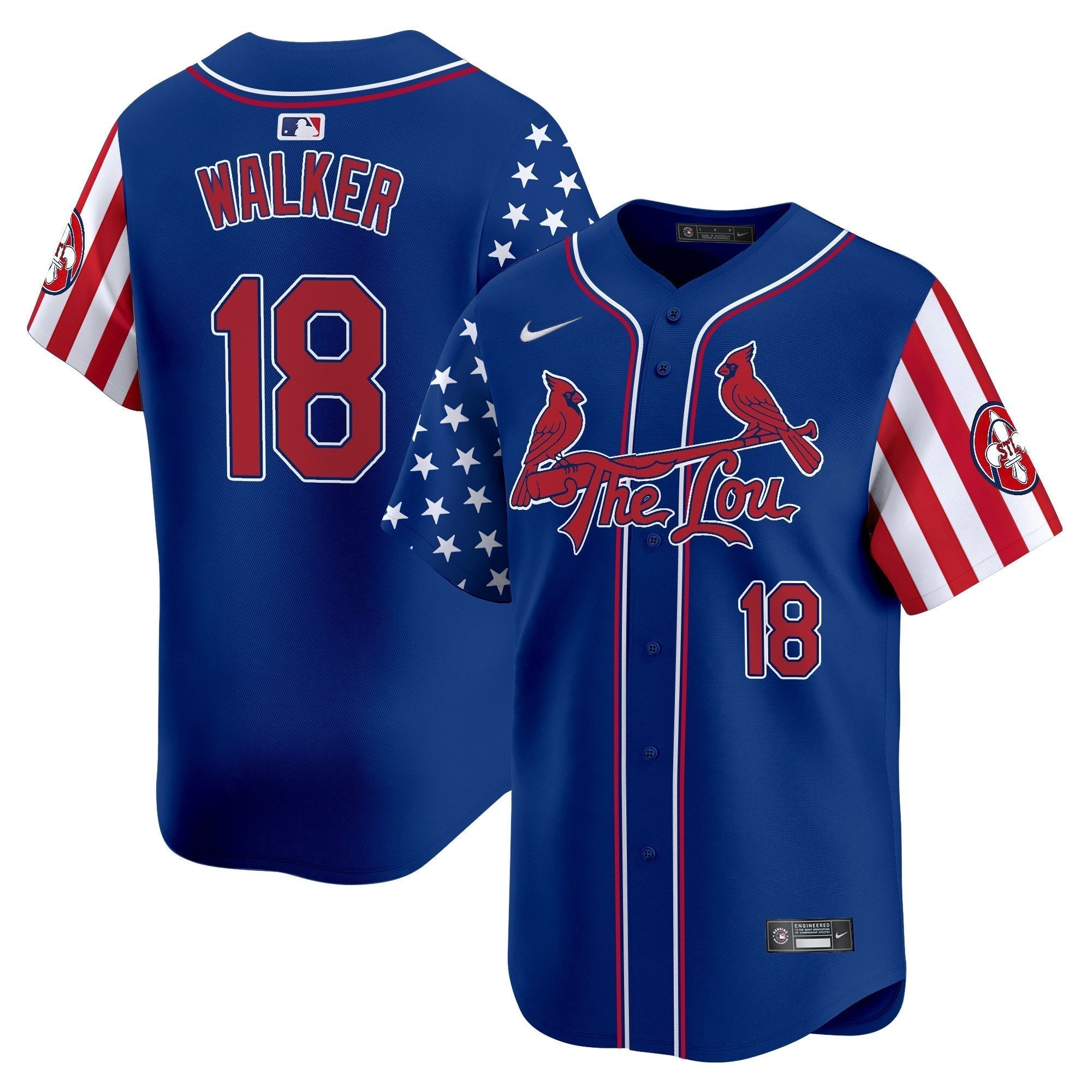 STL 2025 Independence Day Vapor Premier Limited Jersey - All Stitched