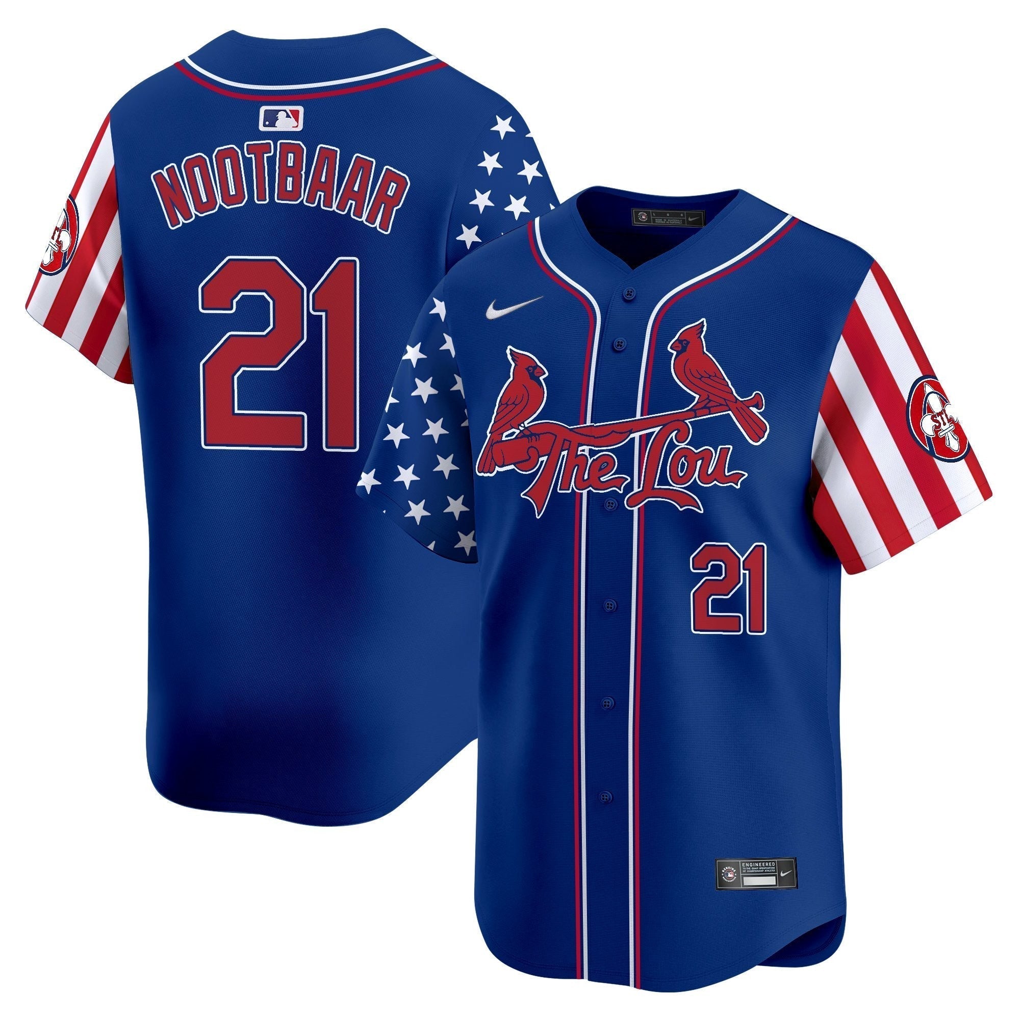 STL 2025 Independence Day Vapor Premier Limited Jersey - All Stitched